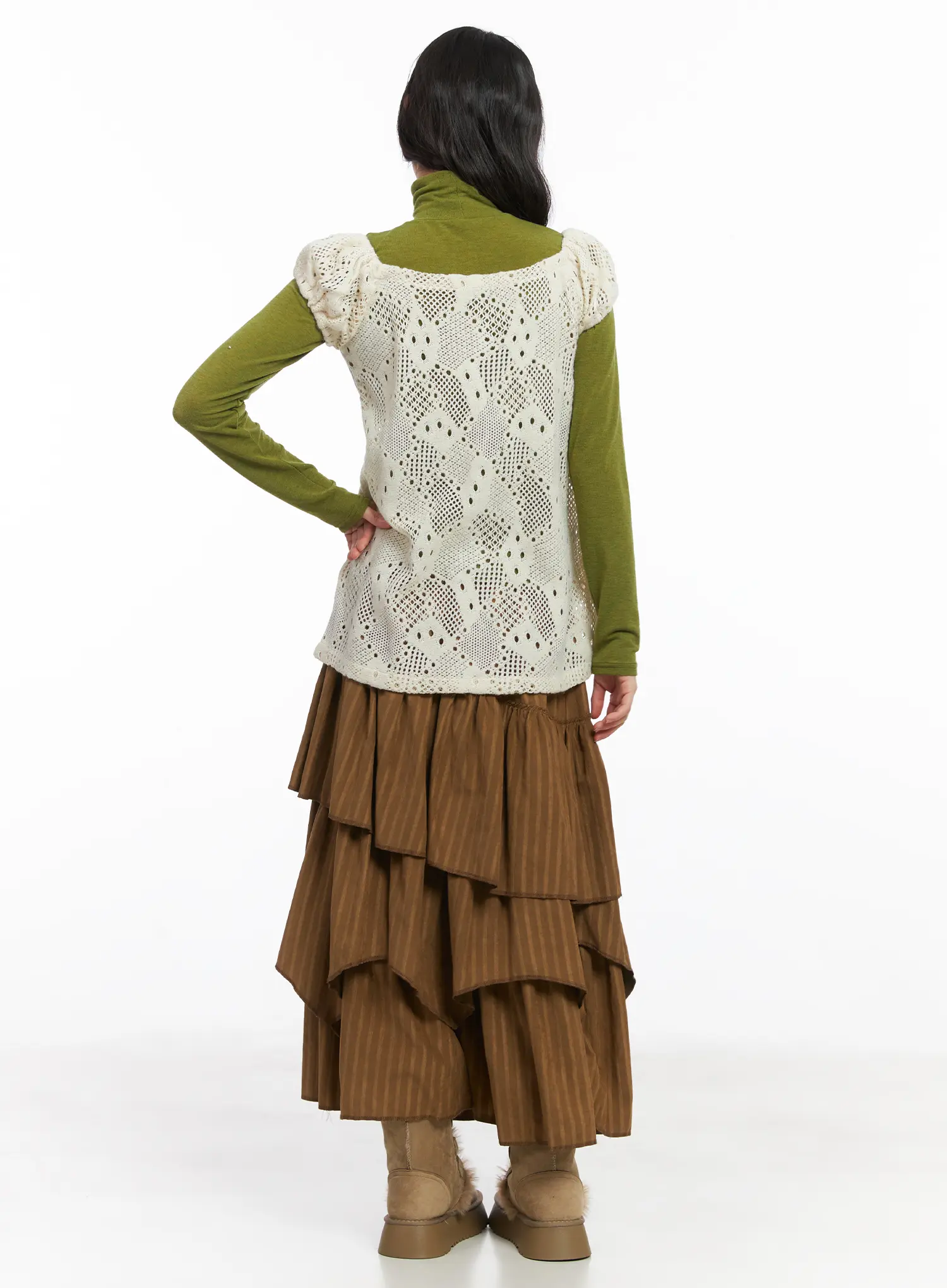 Bohemian Tiered Maxi Skirt CD531 - Image 8