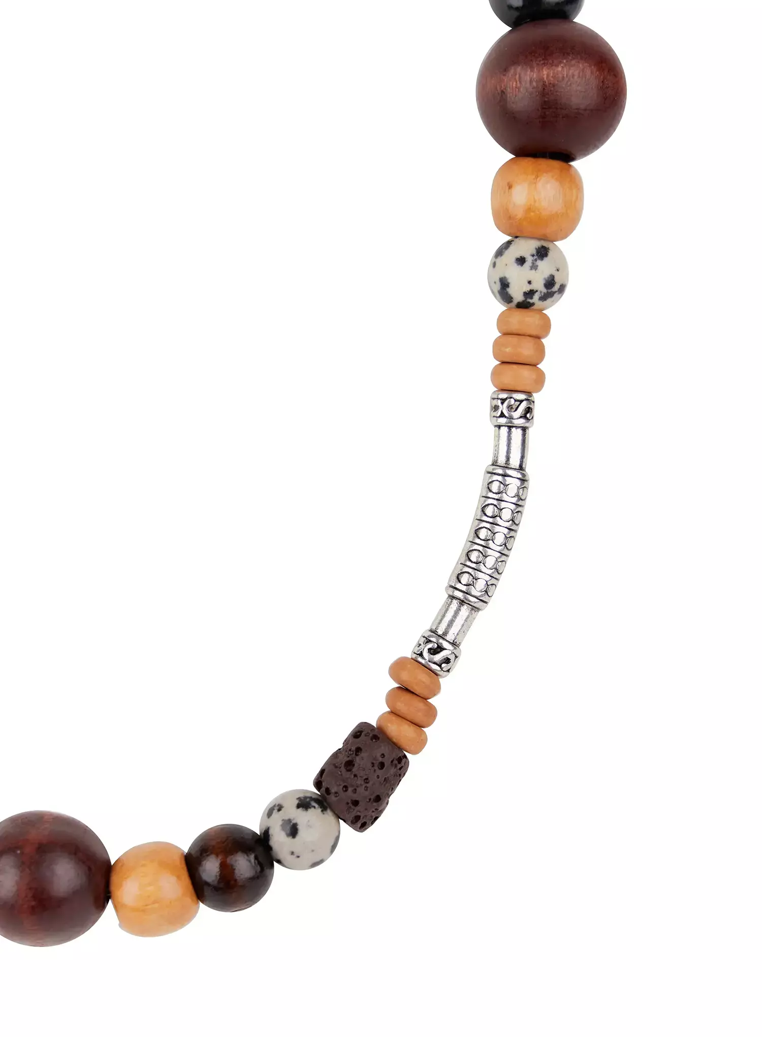 Bohemian Wooden Bead Necklace IN503 - Image 11