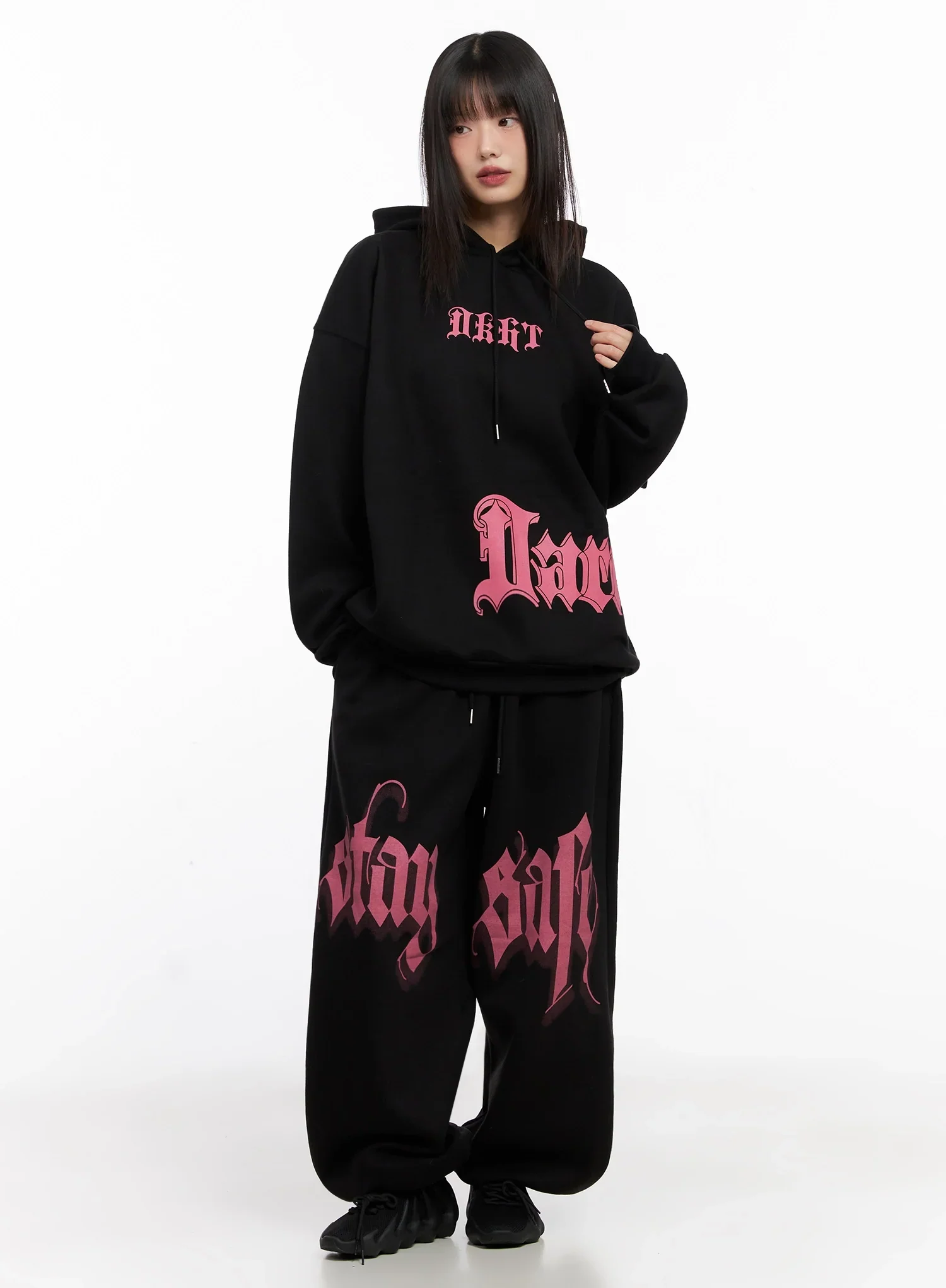 Bold Graphic Oversized Hoodie IN503 - Image 9