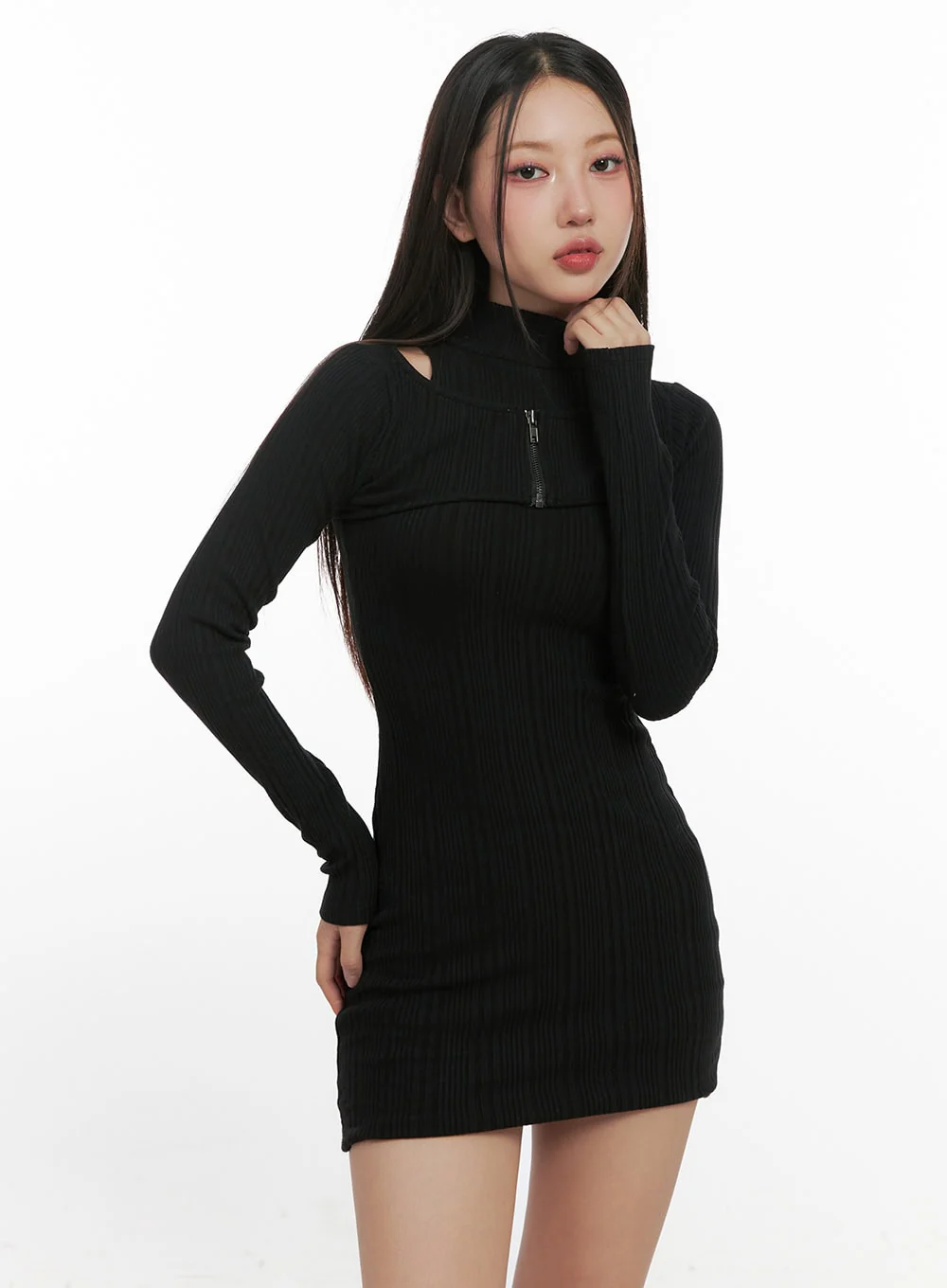 Bolero Sleeve Sweater Mini Dress CN413 - Image 12