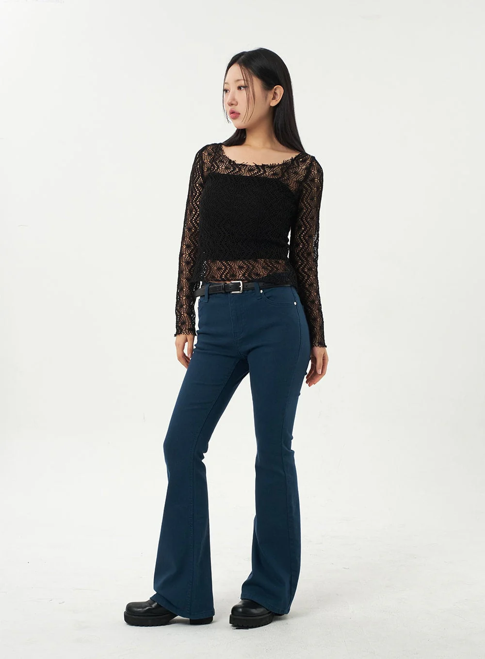 Bootcut Cotton Pants CA325 - Image 10