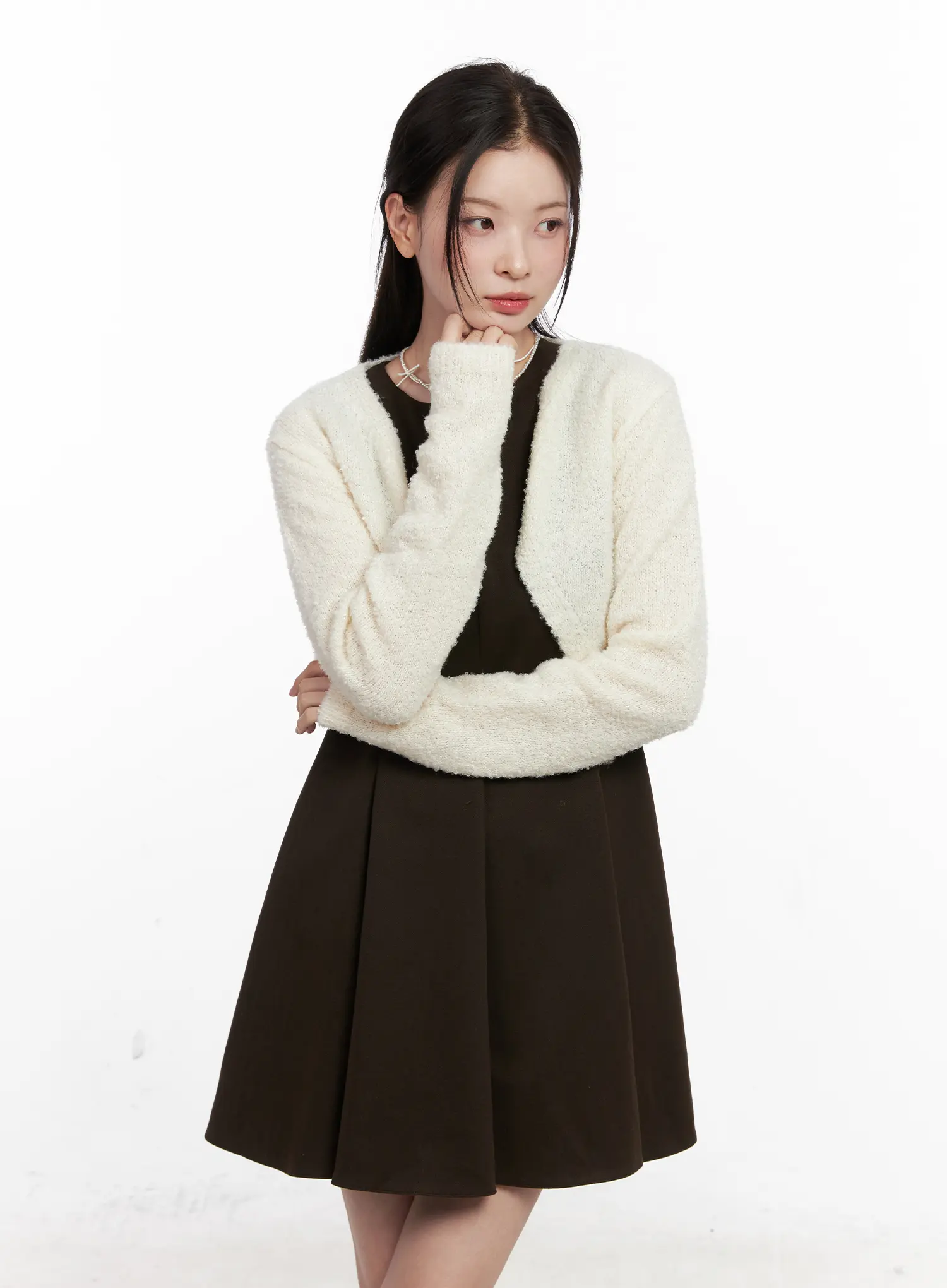 Boucle Bolero Cardigan CN504 - Image 4