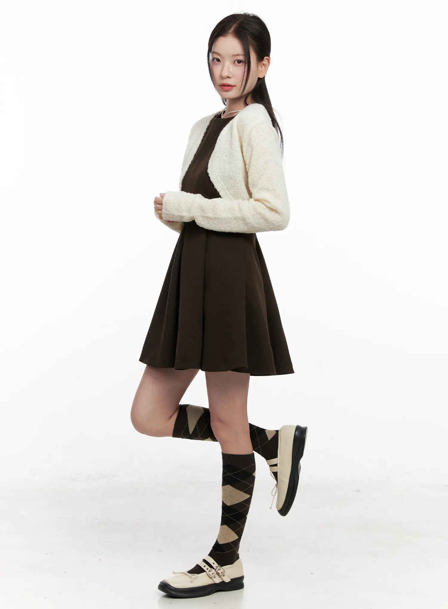 Boucle Bolero Cardigan CN504 - Image 6