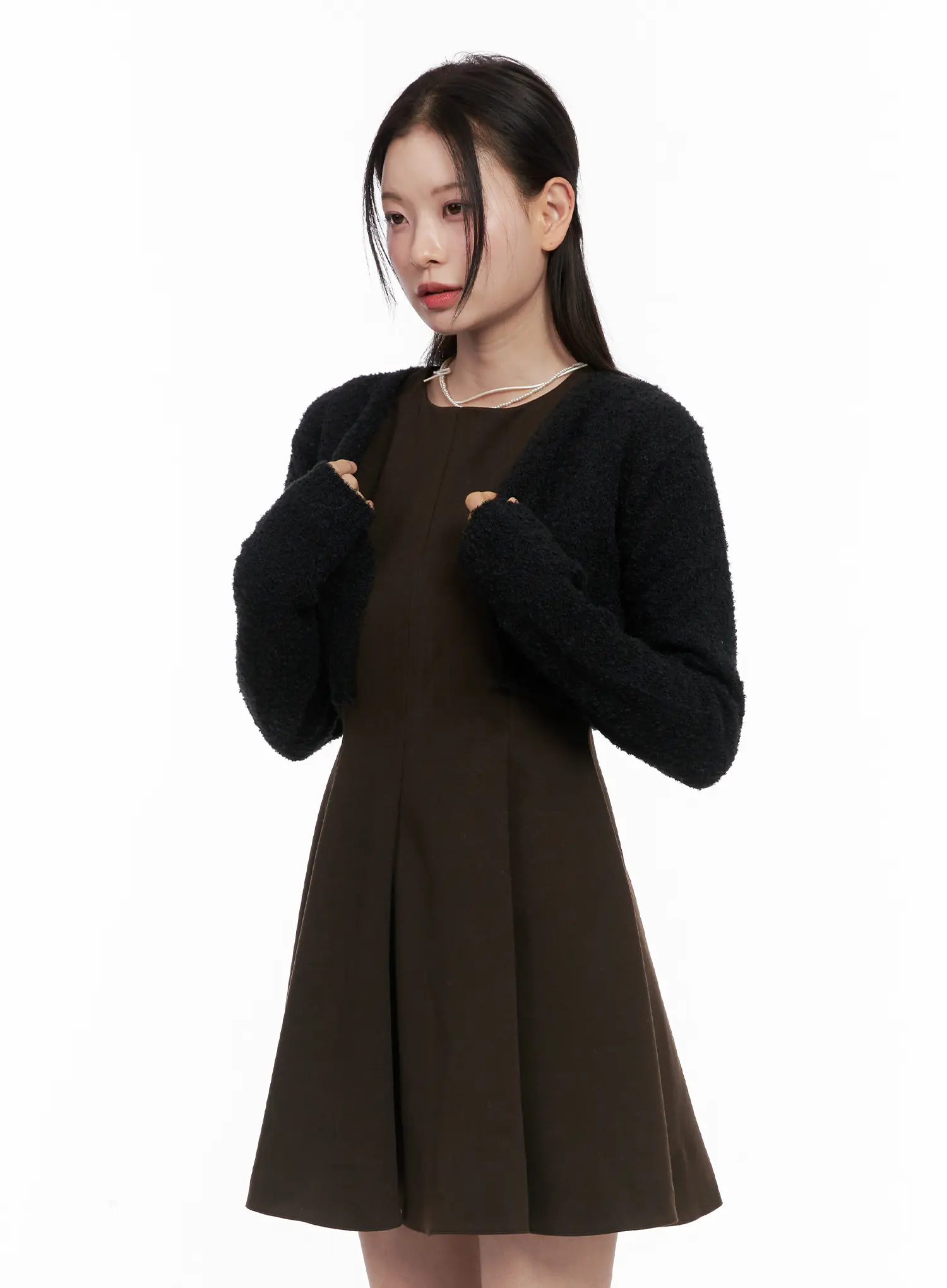 Boucle Bolero Cardigan CN504 - Image 9
