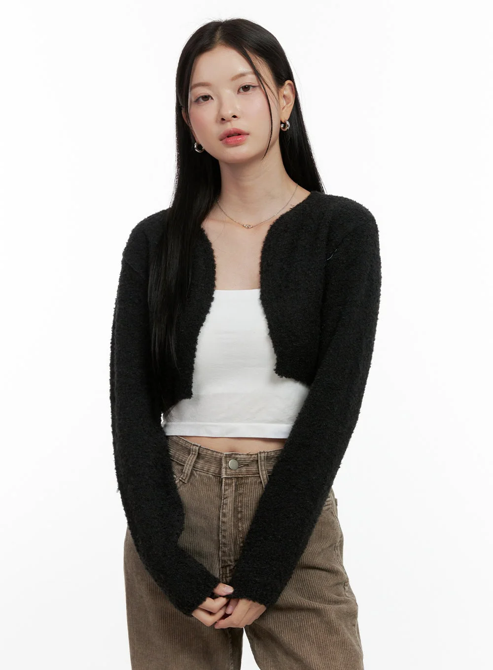 Boucle Bolero Cardigan ON408 - Image 8