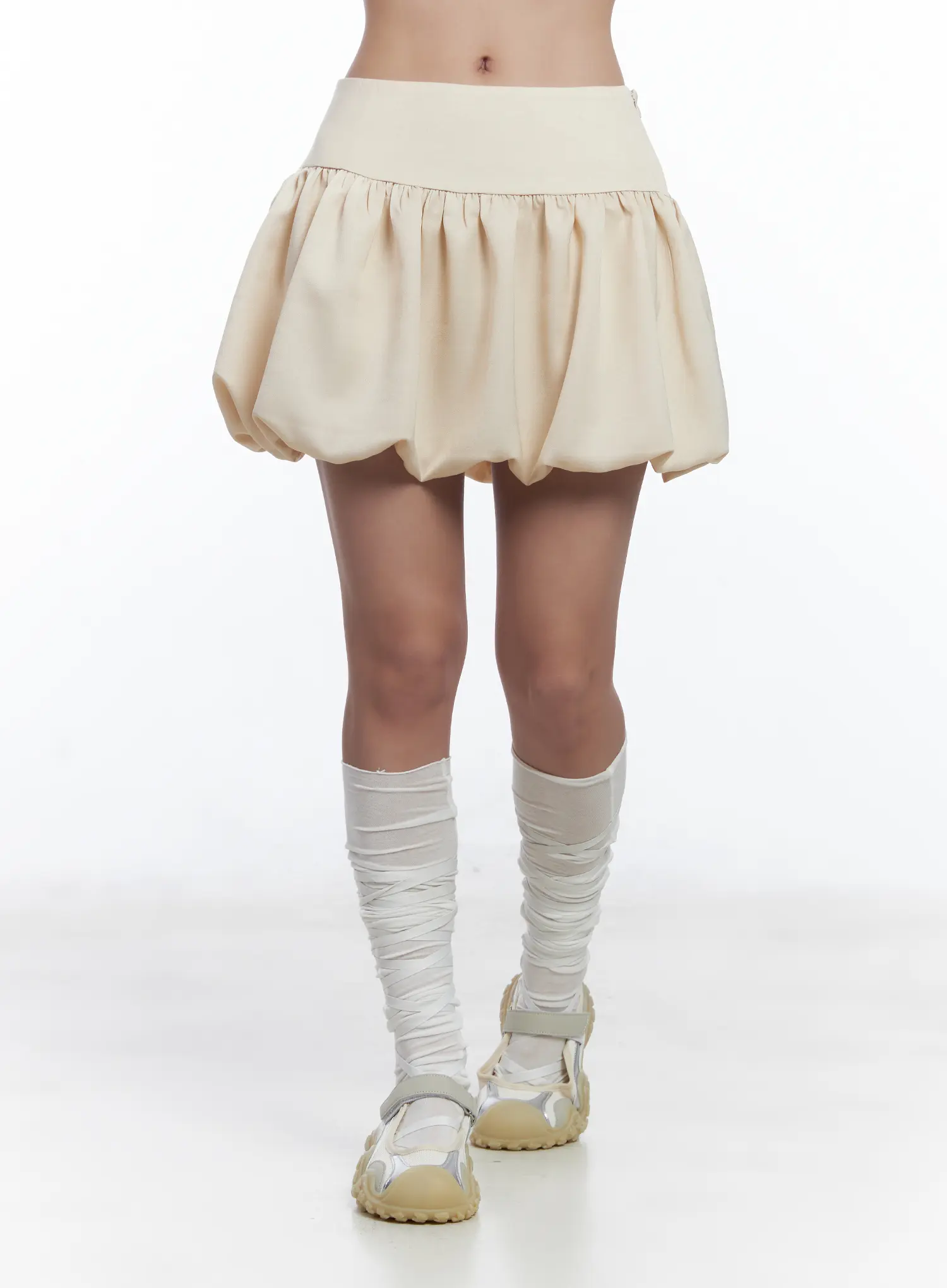 Bubble Hem Mini Skirt CJ530 - Image 10