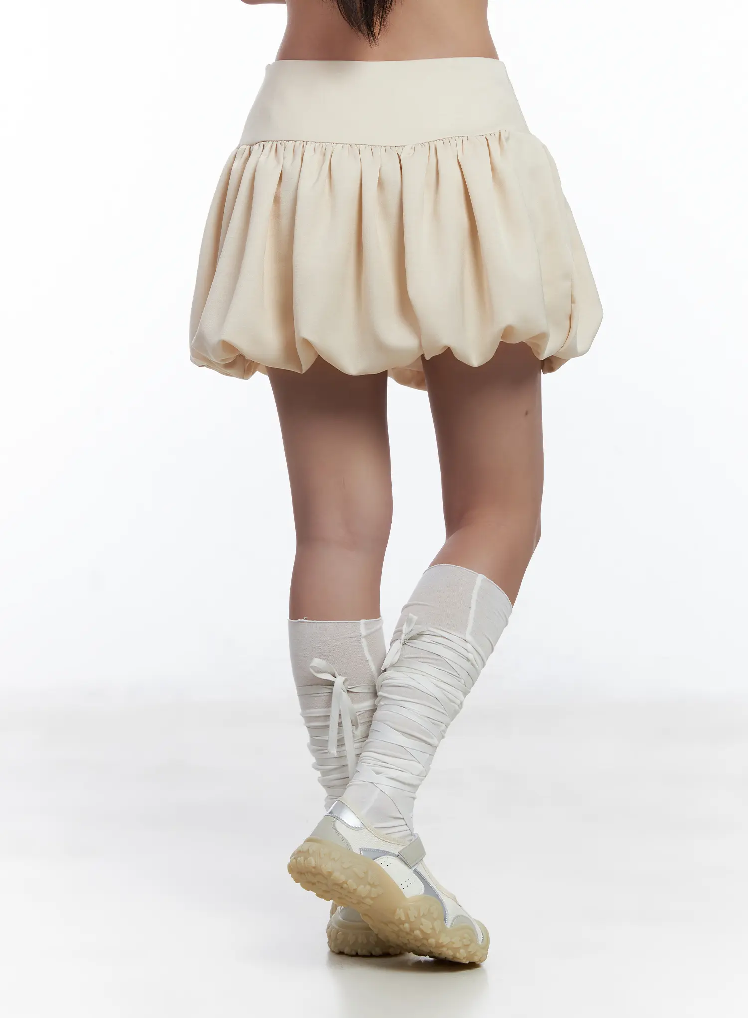 Bubble Hem Mini Skirt CJ530 - Image 4