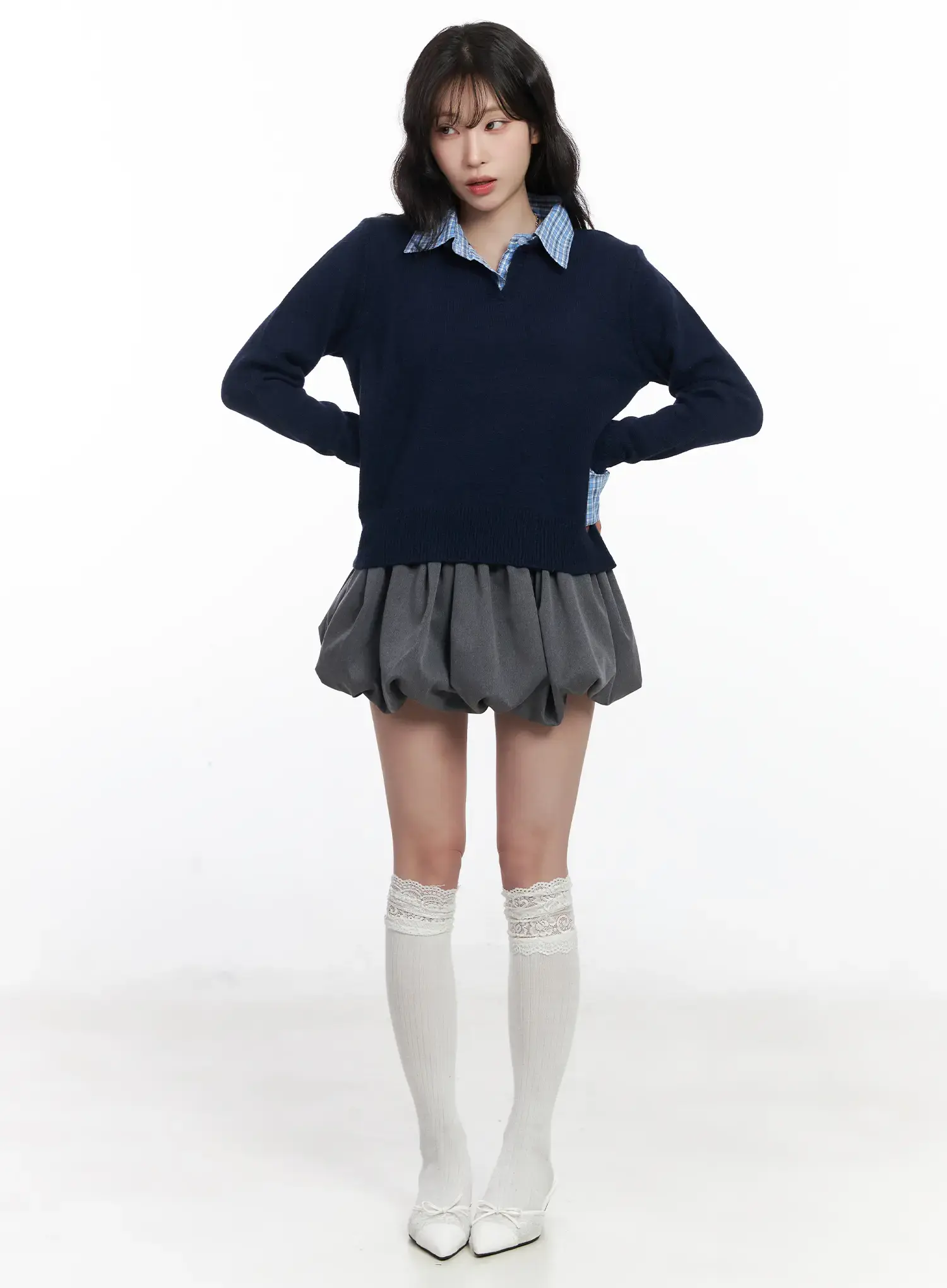 Bubble Mini Skirt CJ527 - Image 5