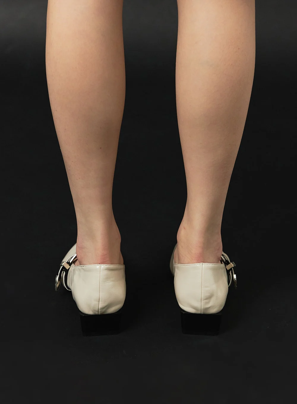 Buckle Pointed Toe Flats with Low Heels CA412 - Image 3