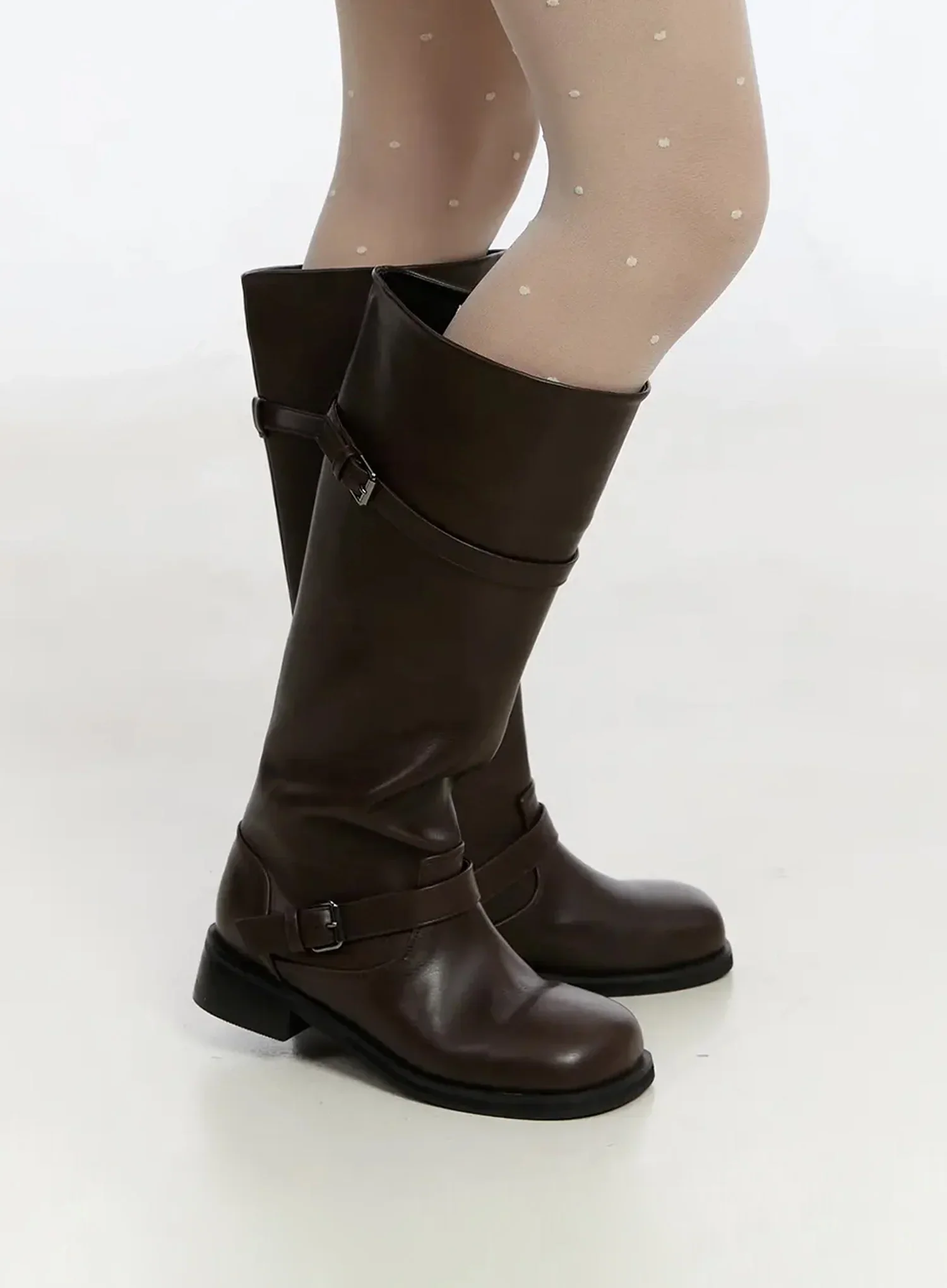 Buckled Long Boots IM509 - Image 9