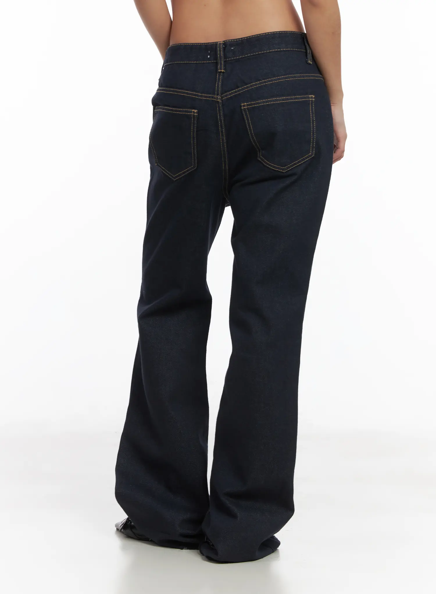Bunn Non-Fade Eyelet Bootcut Jeans CJ512 - Image 7
