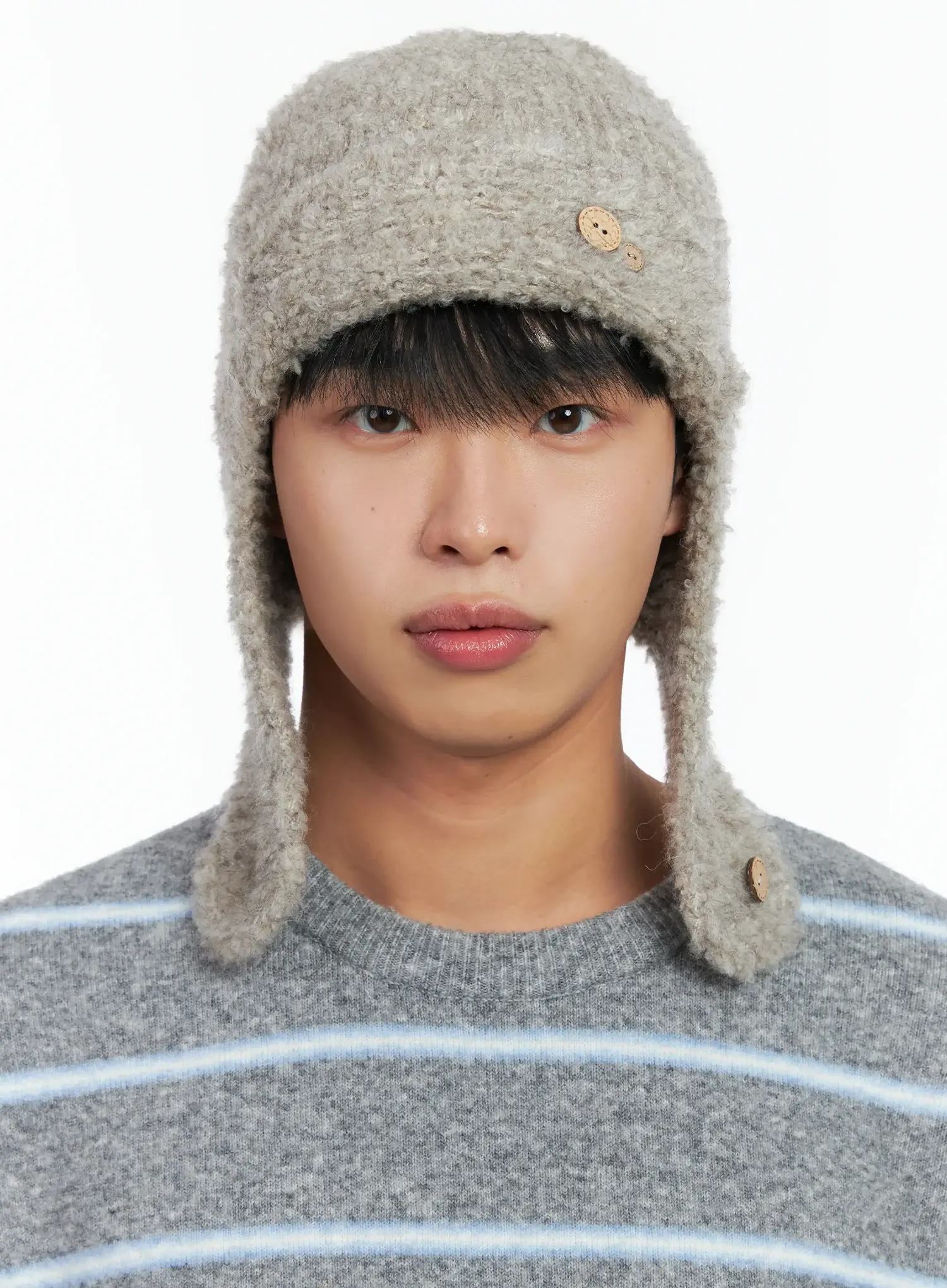 Button Boucle Ear Flap Beanie IN518 - Image 4