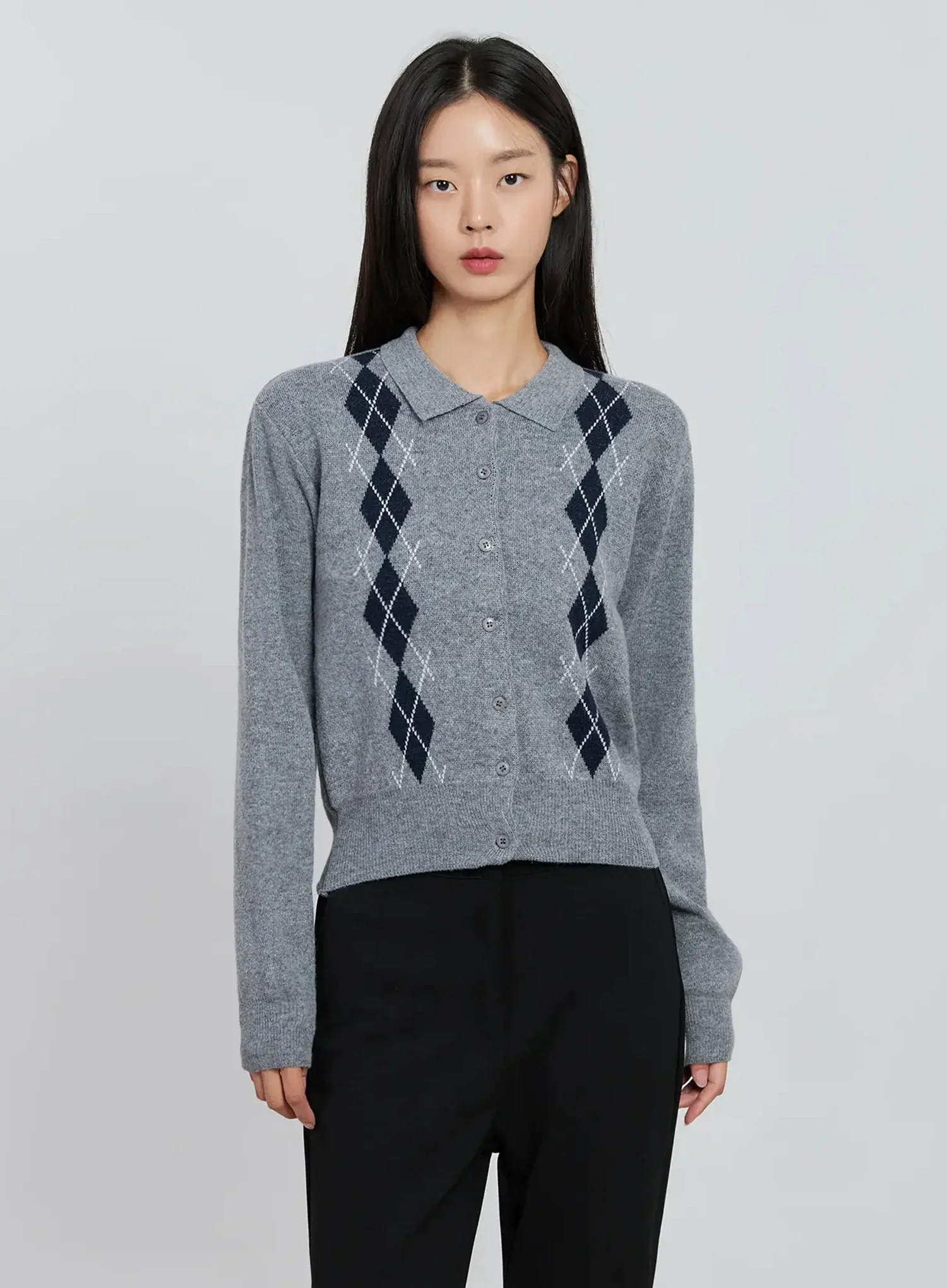 Button-Up Knit Cardigan IN507 - Image 14