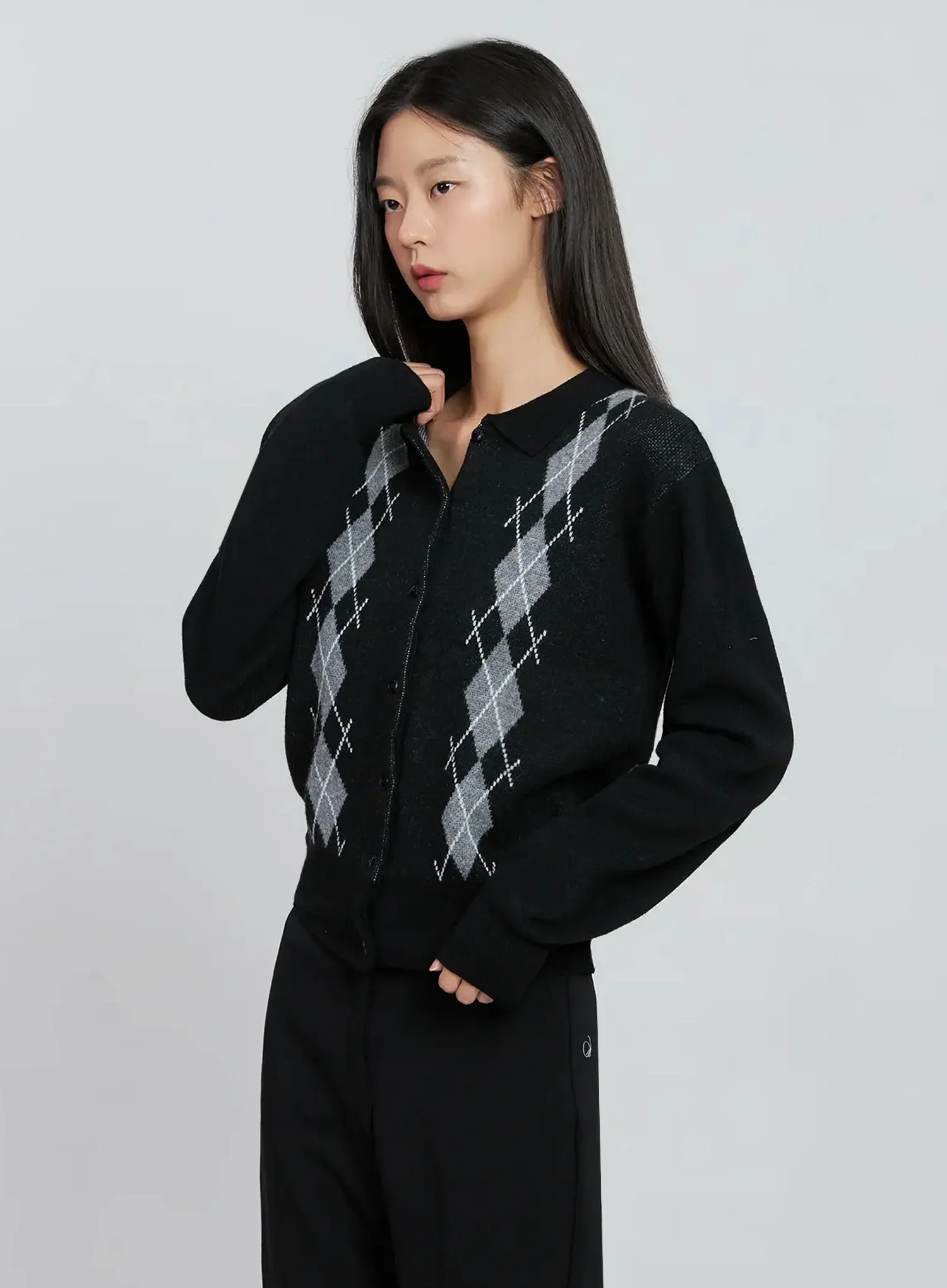 Button-Up Knit Cardigan IN507 - Image 15