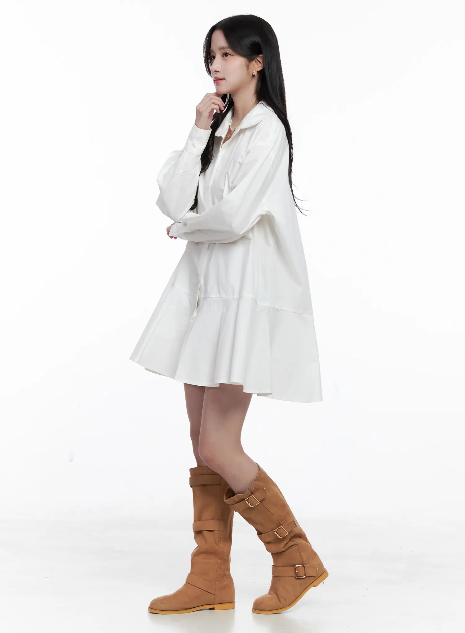 Button-Up Midi Dress CS519 - Image 6