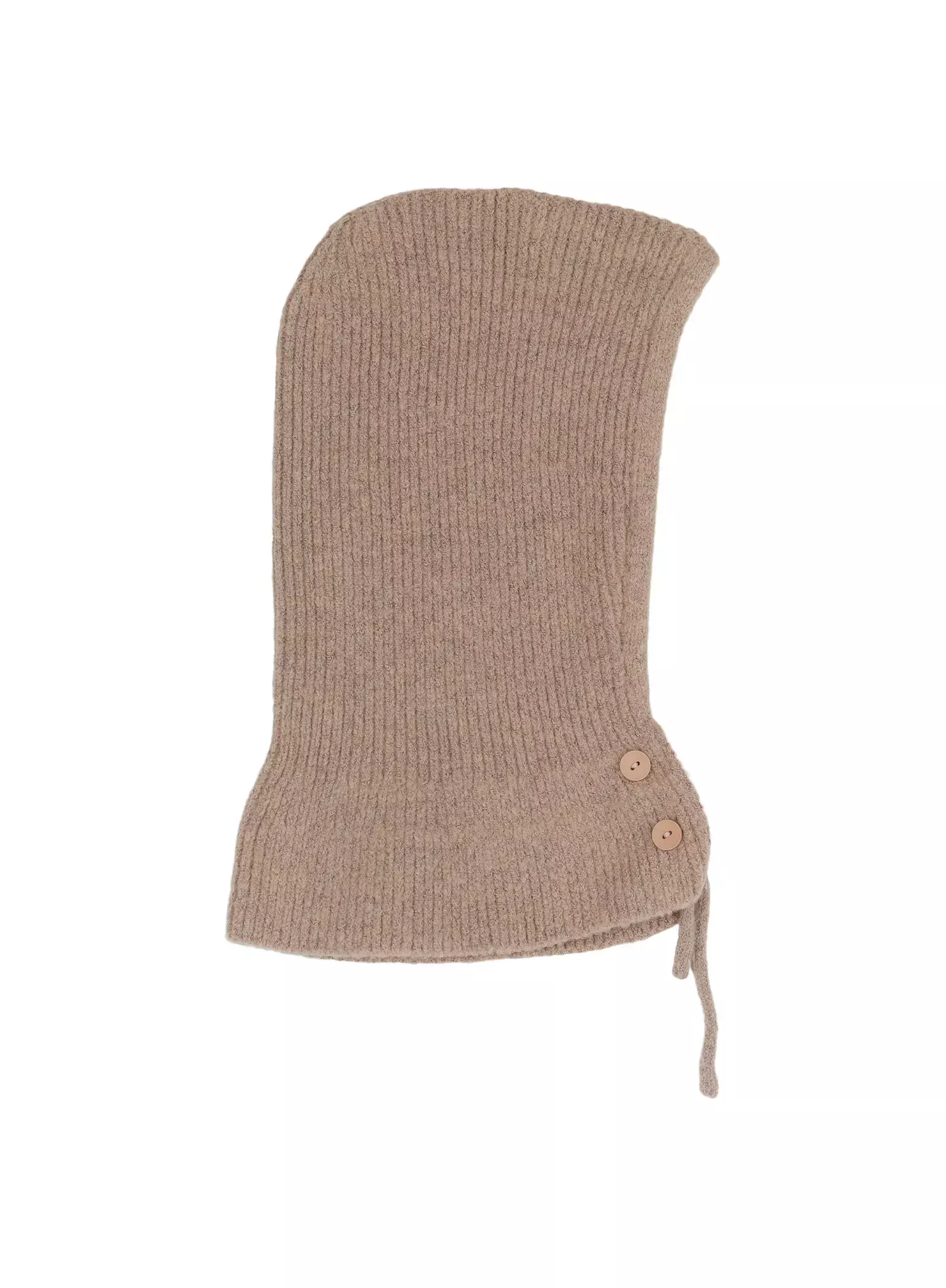 Buttoned Knit Hood Hat IN528 - Image 13