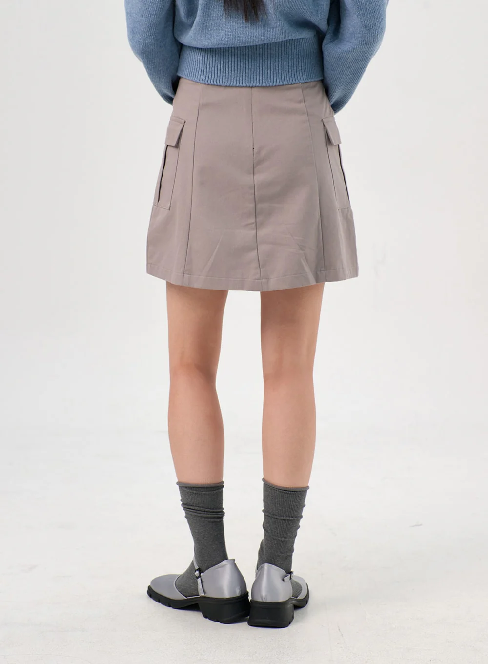 Cargo Mini Skirt OS302 - Image 7
