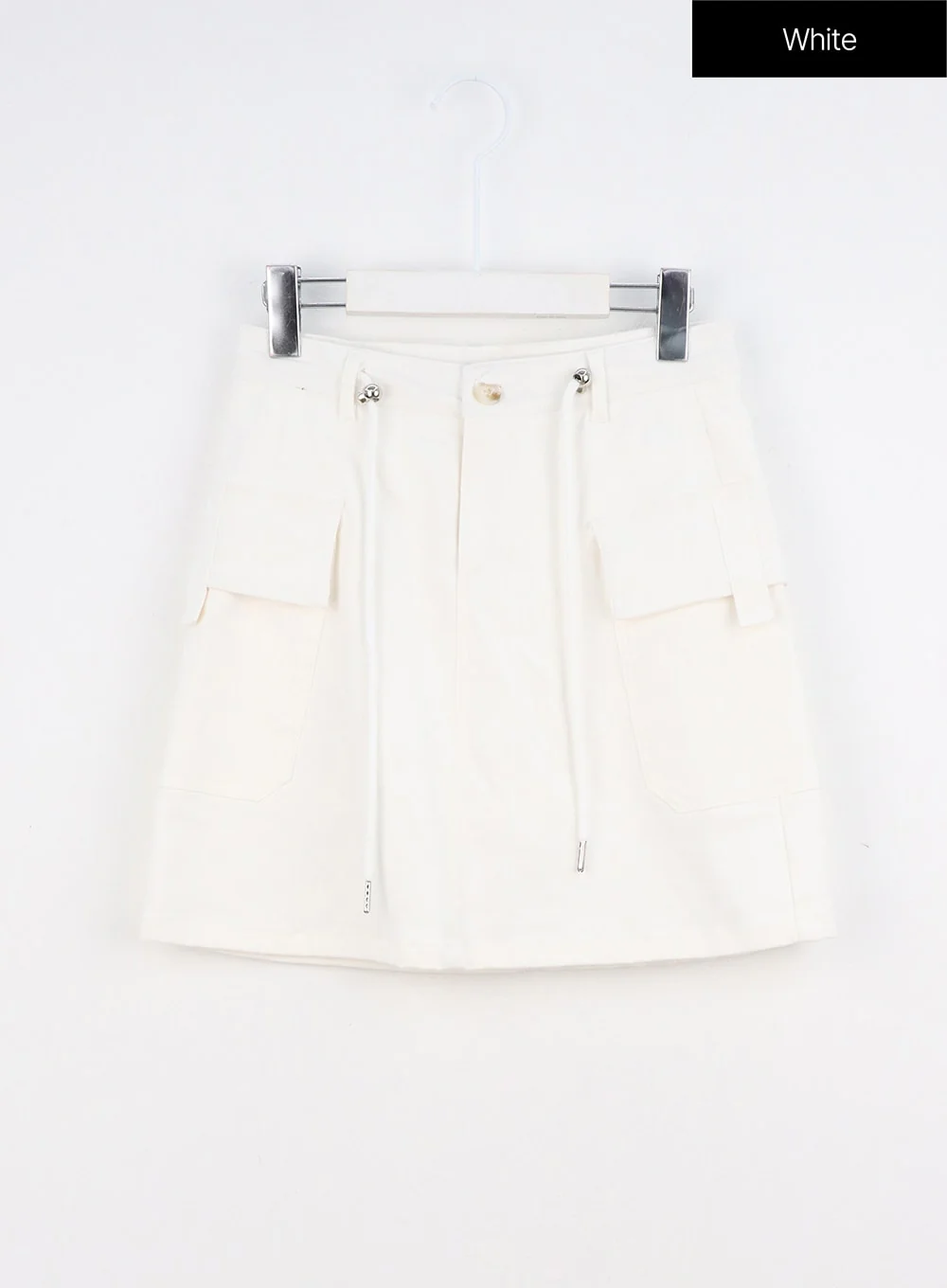 Cargo Mini Skirt with Waist Tie IO317 - Image 10