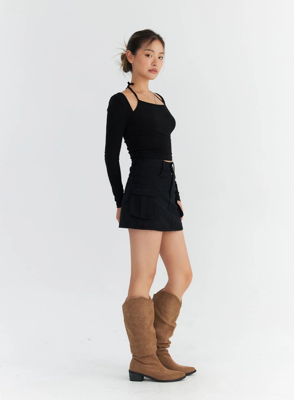 Cargo Pocket Mini Skirt CO313 - Image 11