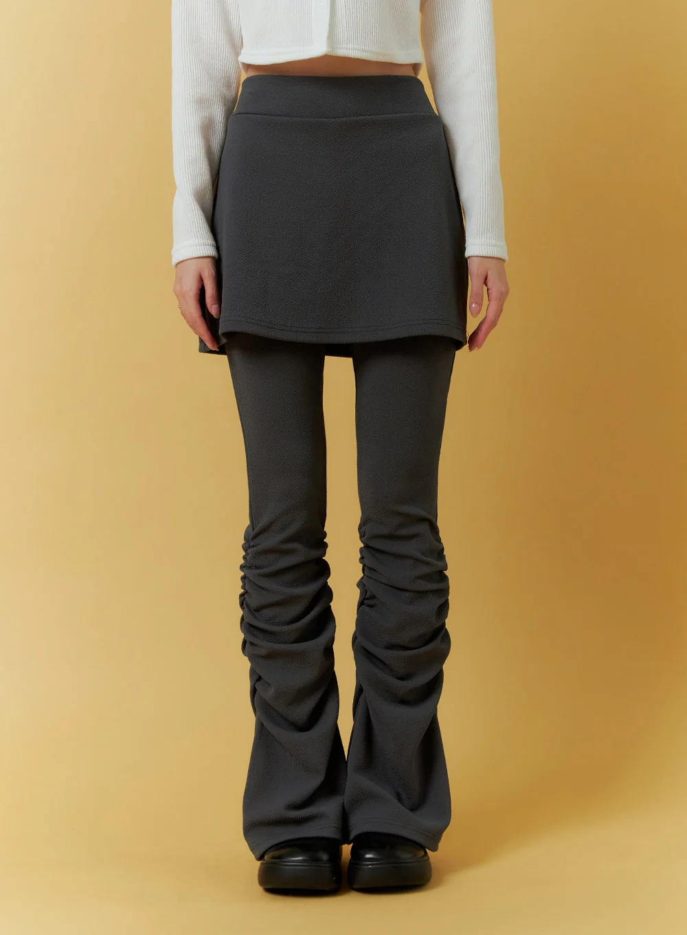 Cargo Skirt with Wide Leg Pants IF408 - Image 4