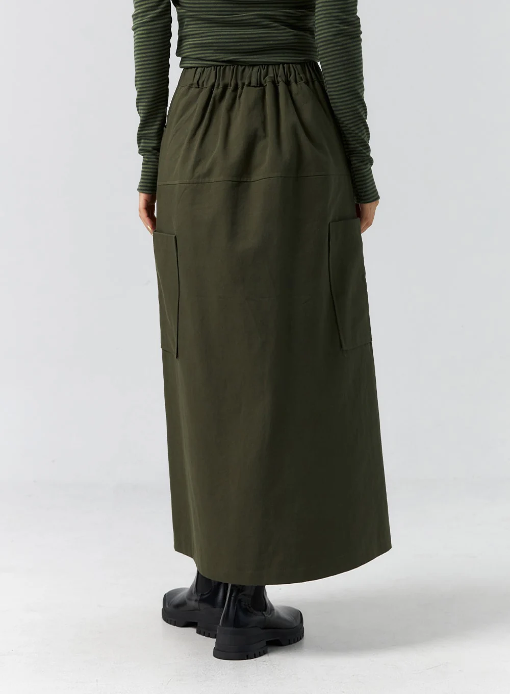 Cargo Slit Maxi Skirt CS305 - Image 6