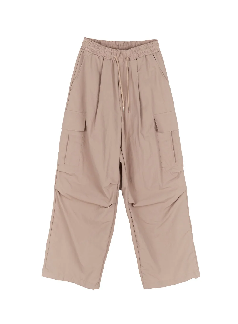 Cargo Wide-Leg Windbreaker Pants IY502 - Image 12