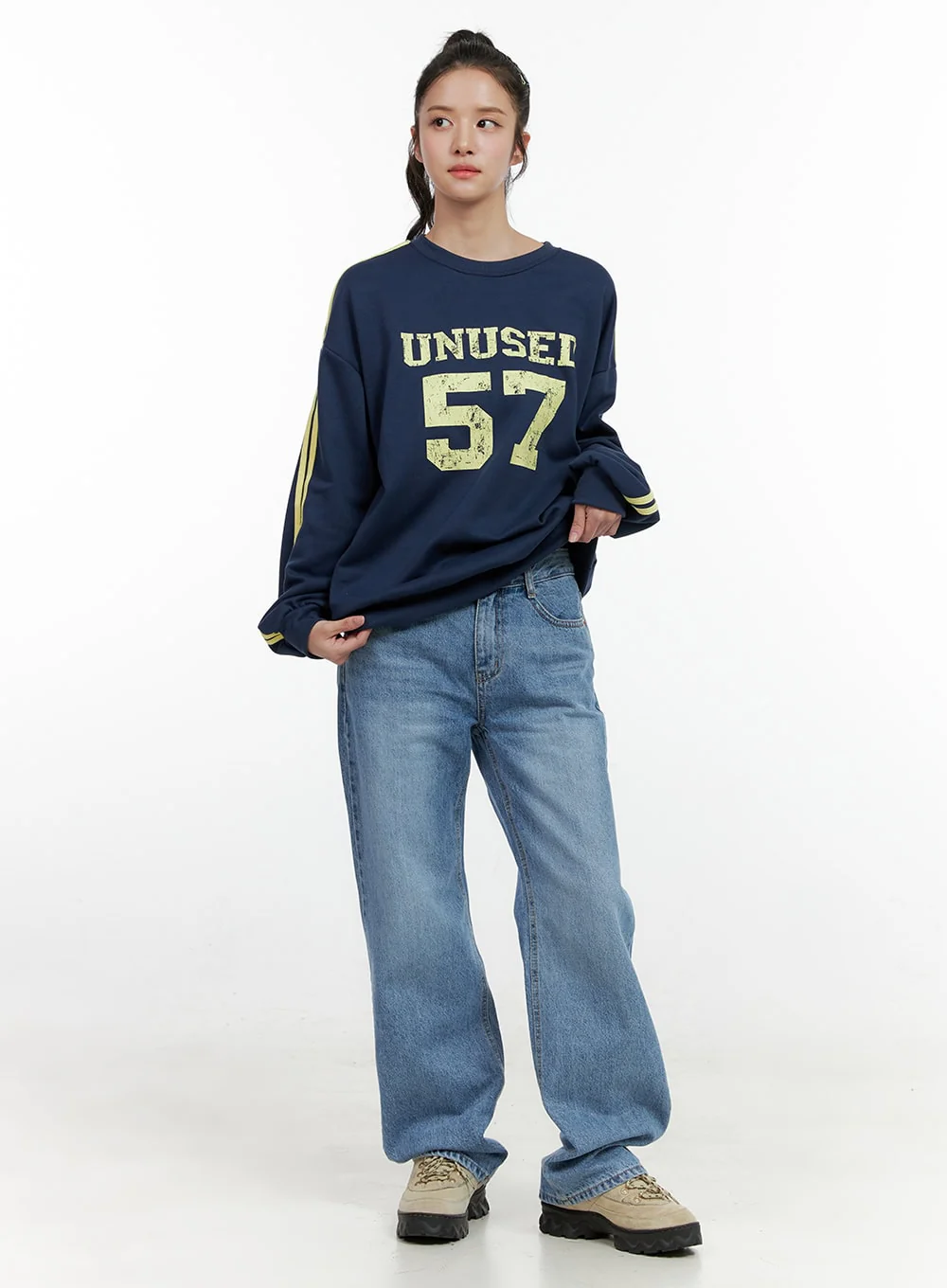 Carly Cloud Wide-Leg Jeans ON404 - Image 6