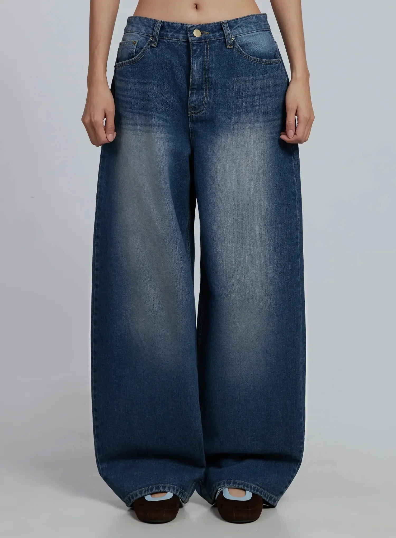 Carter Wide Leg Balloon Jeans IM520