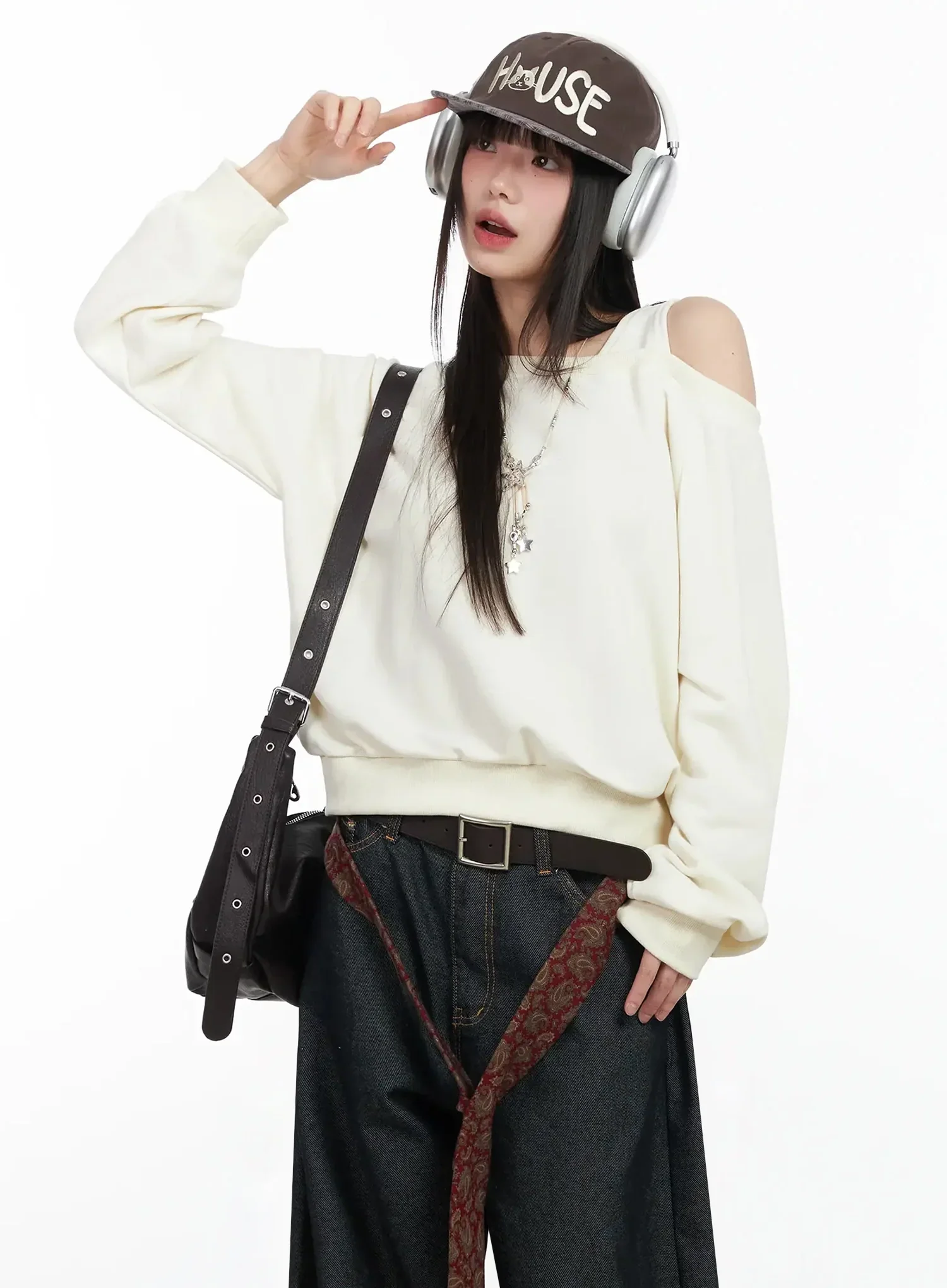 Casual Asymmetric Sweatshirt IM523