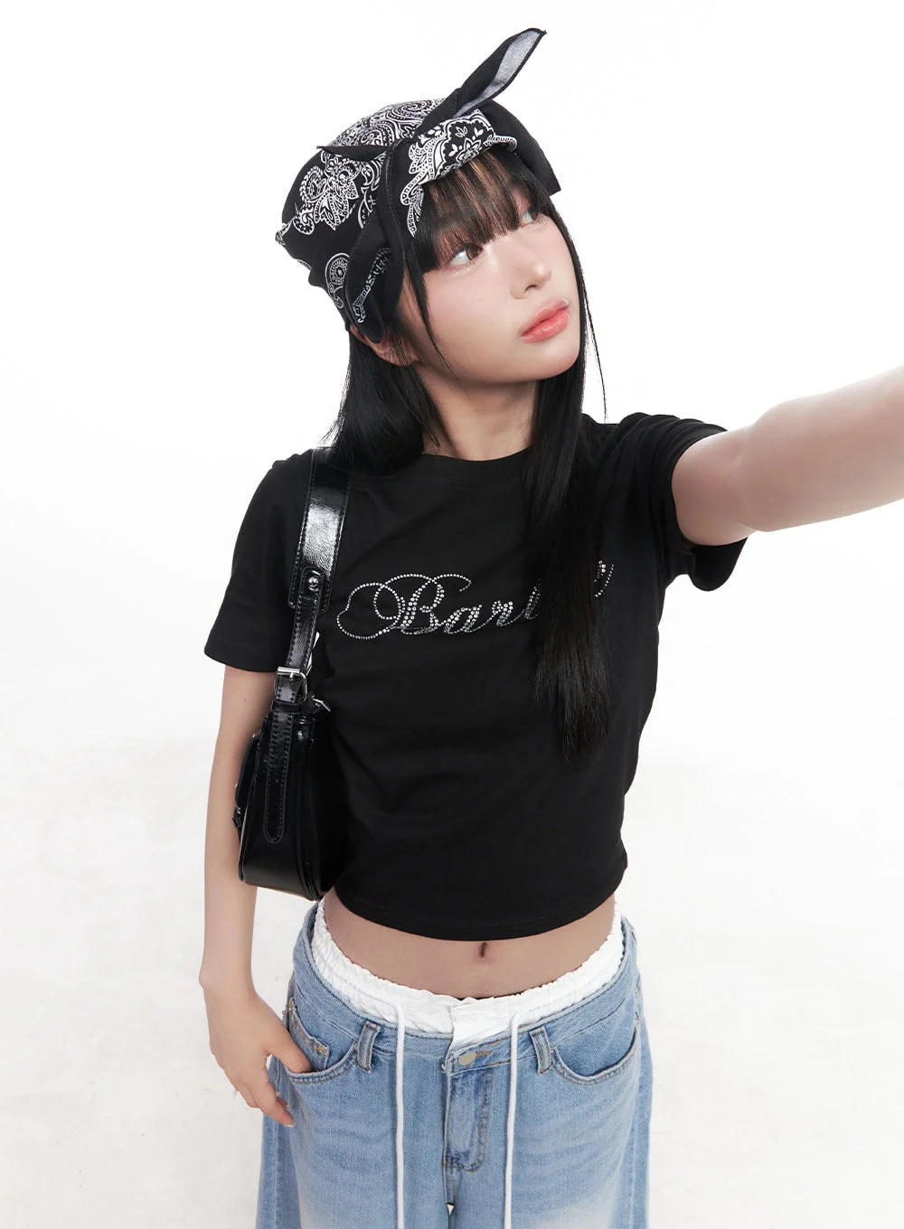 Casual Beaded Crop Top CY527 - Image 11
