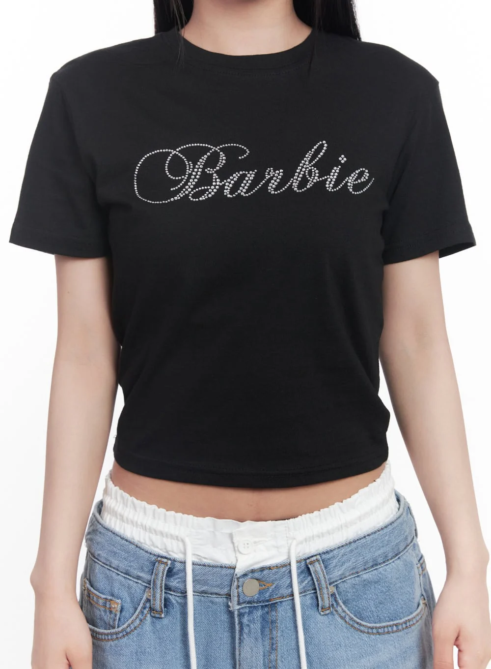 Casual Beaded Crop Top CY527 - Image 7