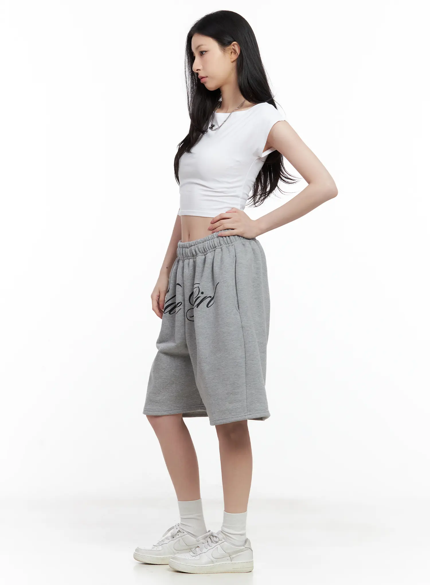 Casual Boatneck Cropped Tee CL501 - Image 4