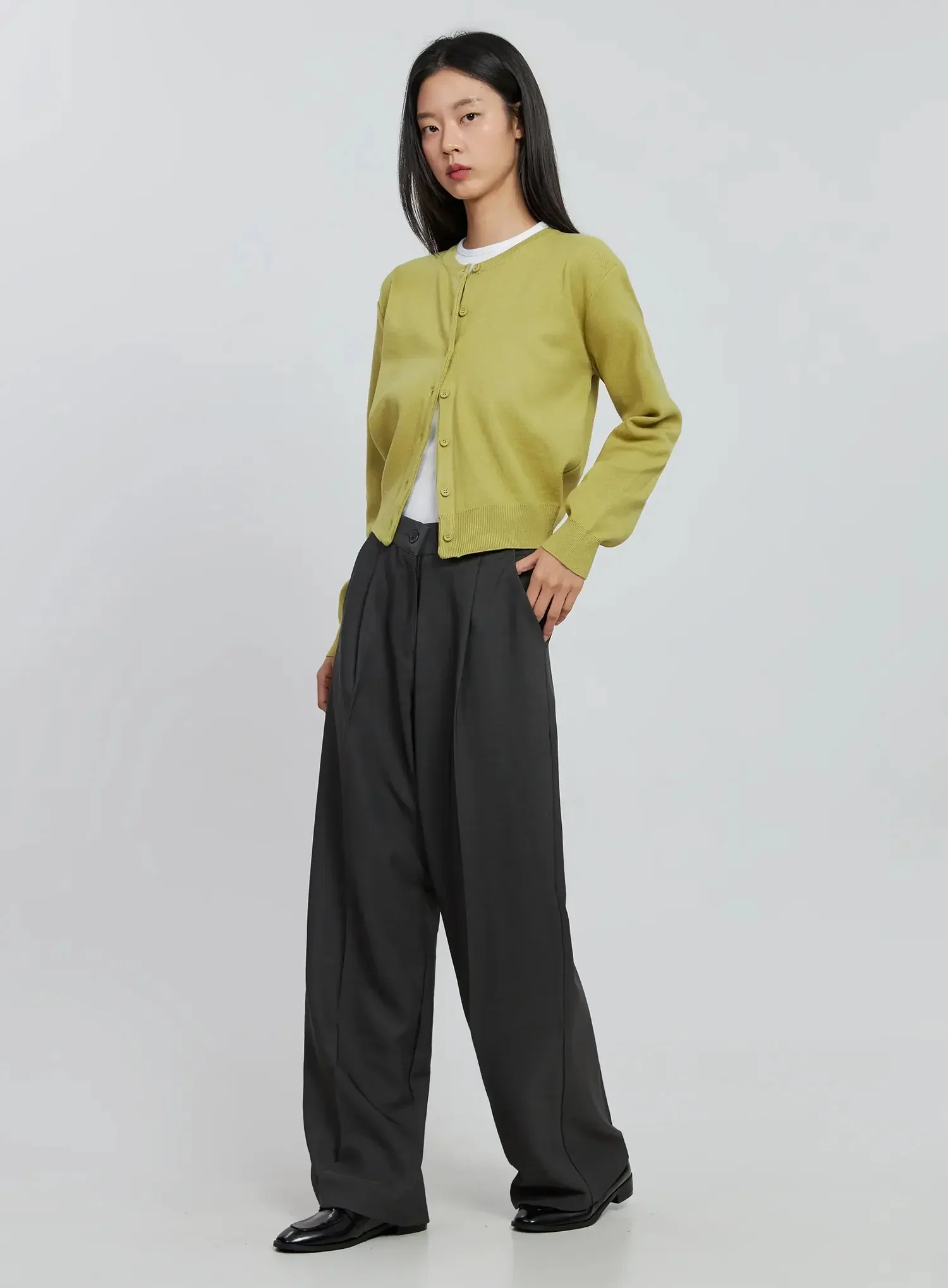 Casual Button-Up Cardigan IN507 - Image 11