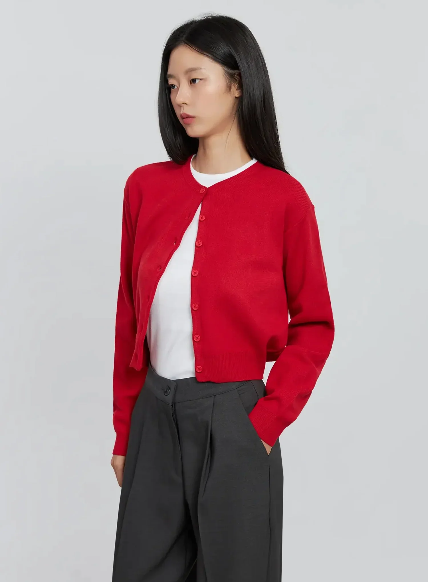 Casual Button-Up Cardigan IN507 - Image 13