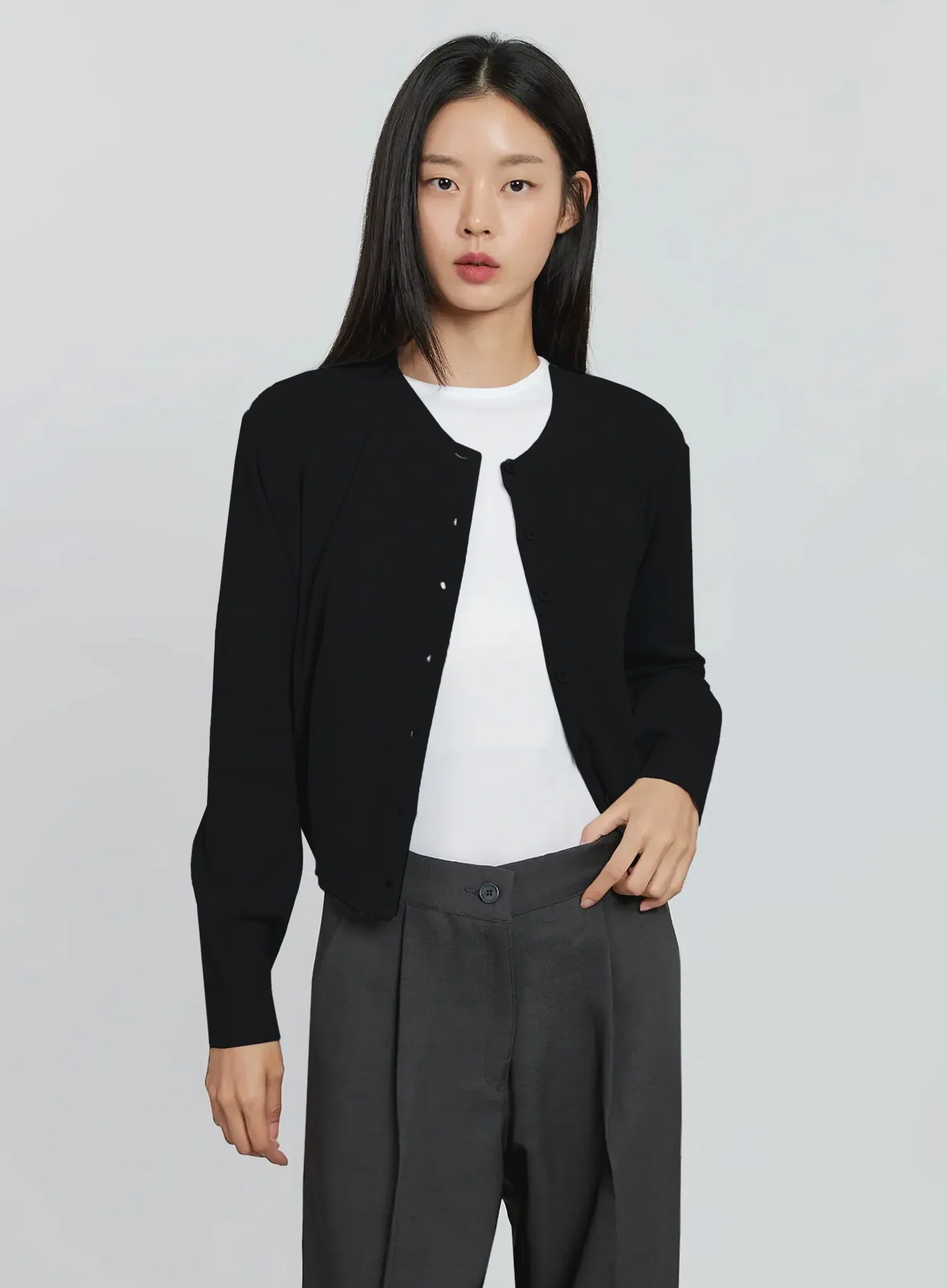 Casual Button-Up Cardigan IN507 - Image 15