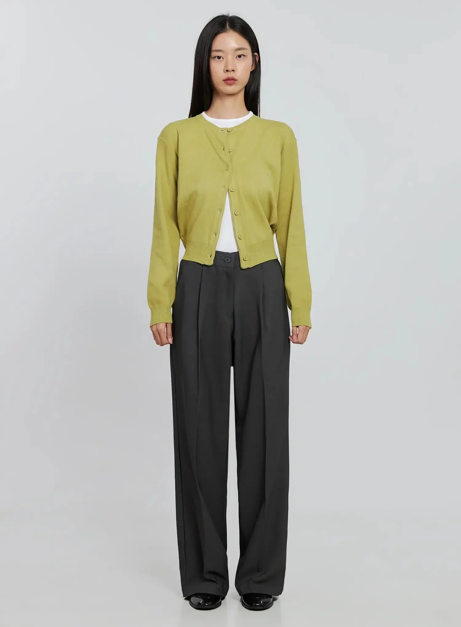 Casual Button-Up Cardigan IN507 - Image 4