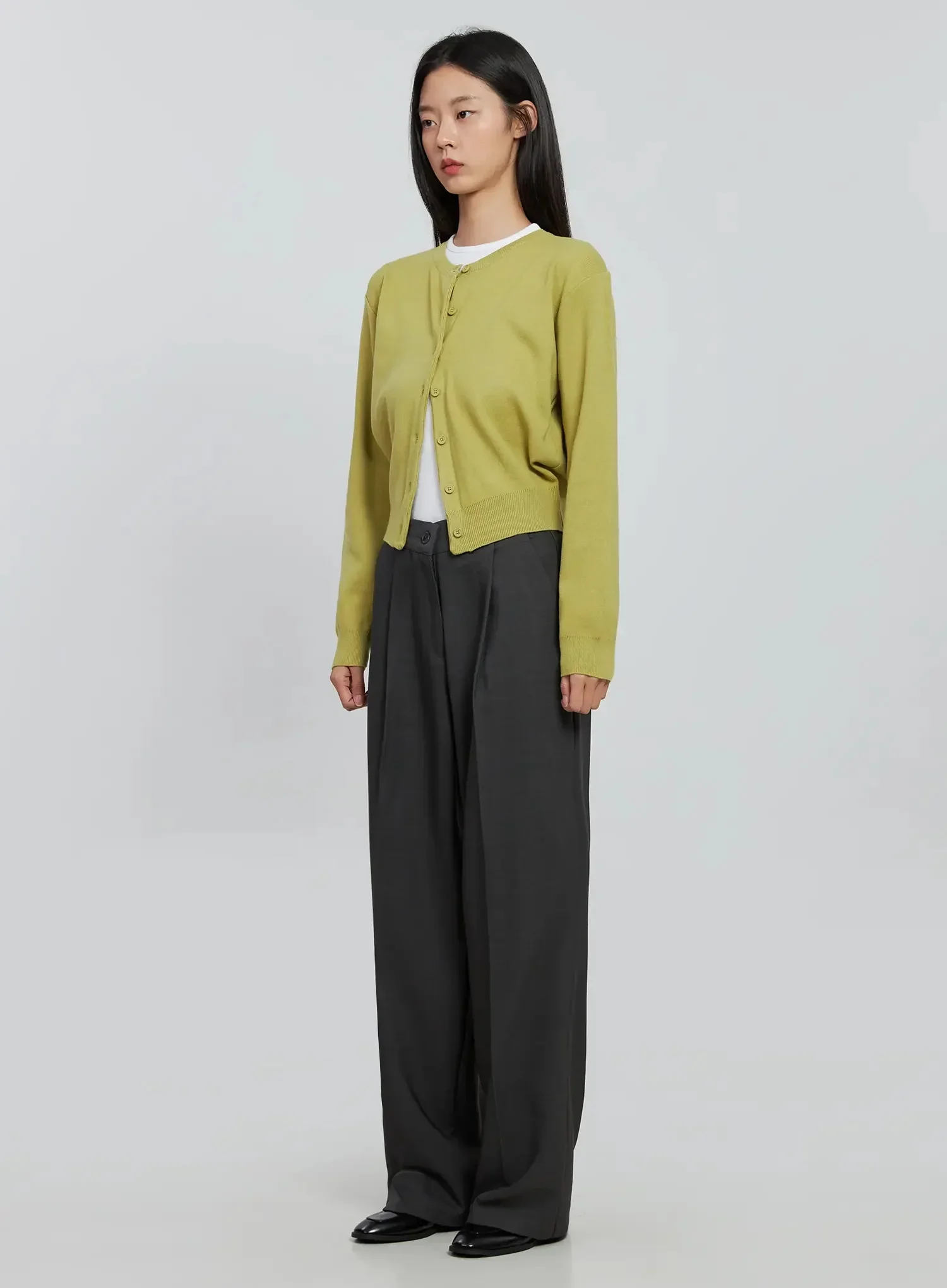 Casual Button-Up Cardigan IN507 - Image 5