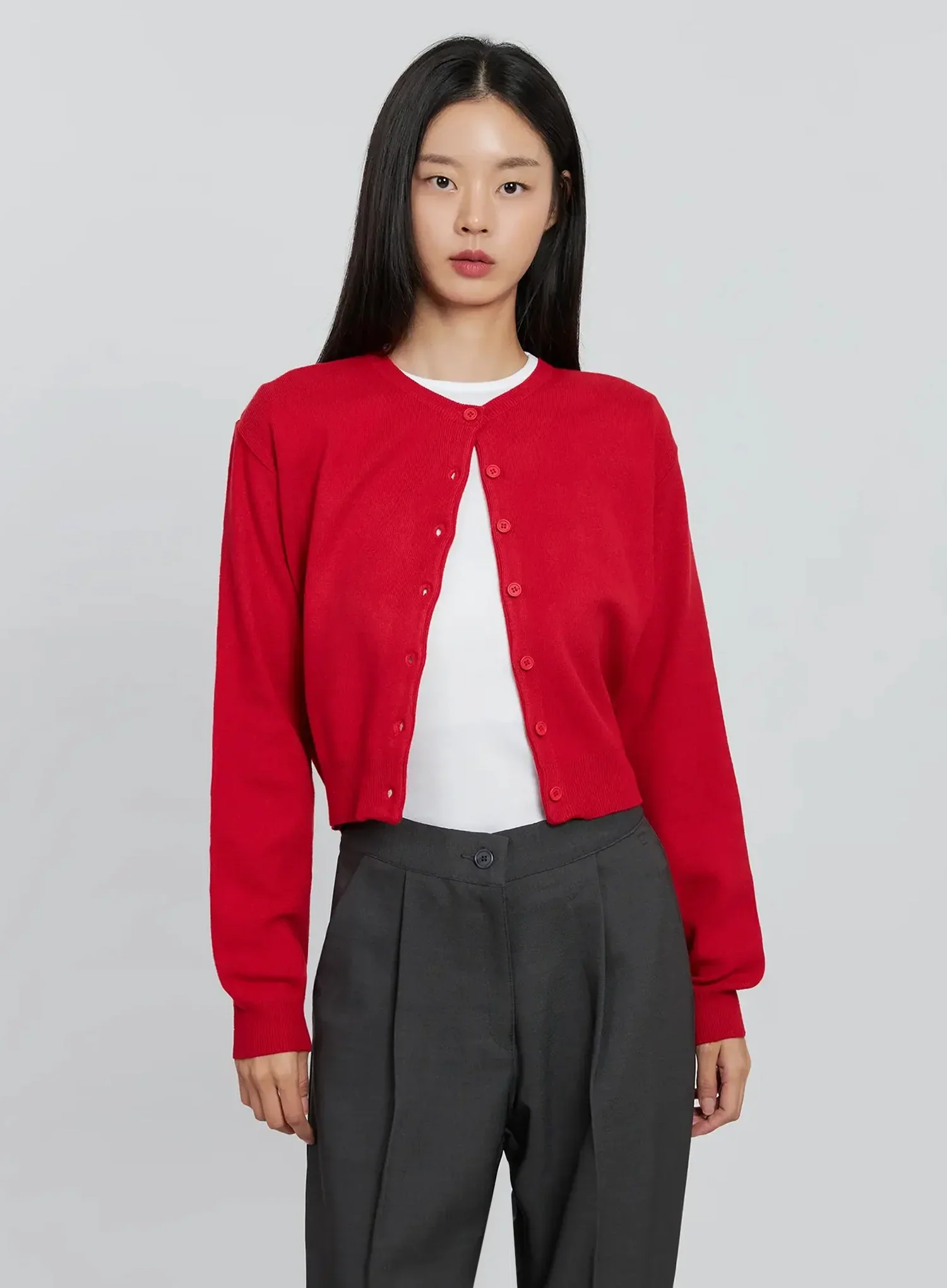 Casual Button-Up Cardigan IN507 - Image 8