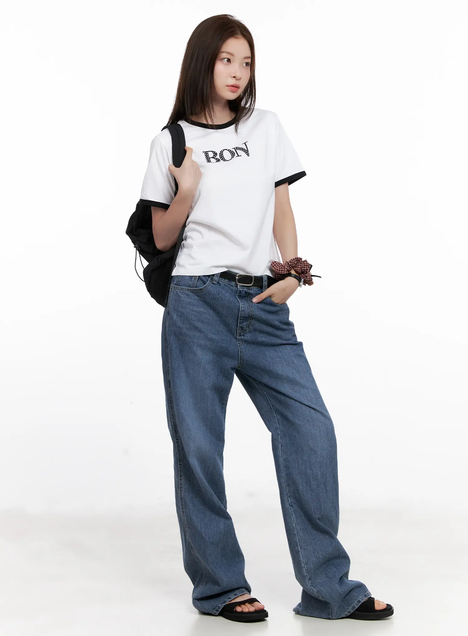 Casual Contrast Graphic Tee CL524 - Image 10