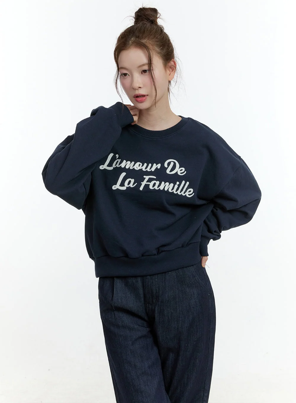 Casual Crop Sweatshirt CF504 - Image 10