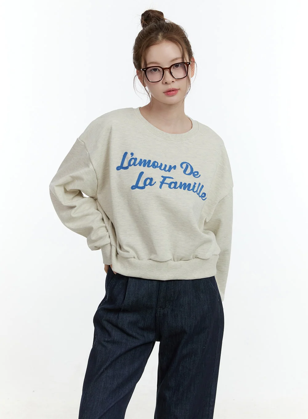 Casual Crop Sweatshirt CF504 - Image 8