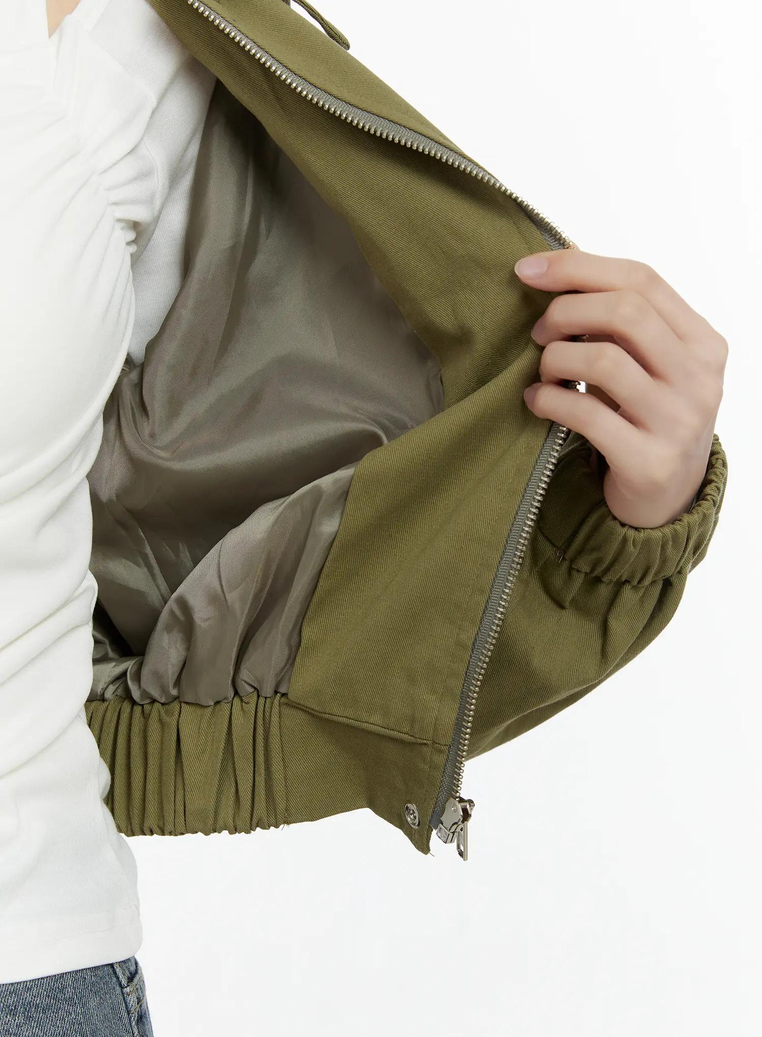 Casual Cropped Utility Jacket F502 - Image 7