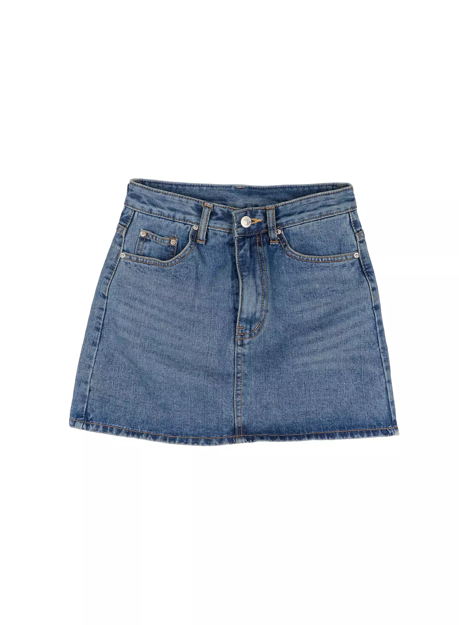 Casual Denim Mini Skirt IJ528 - Image 14