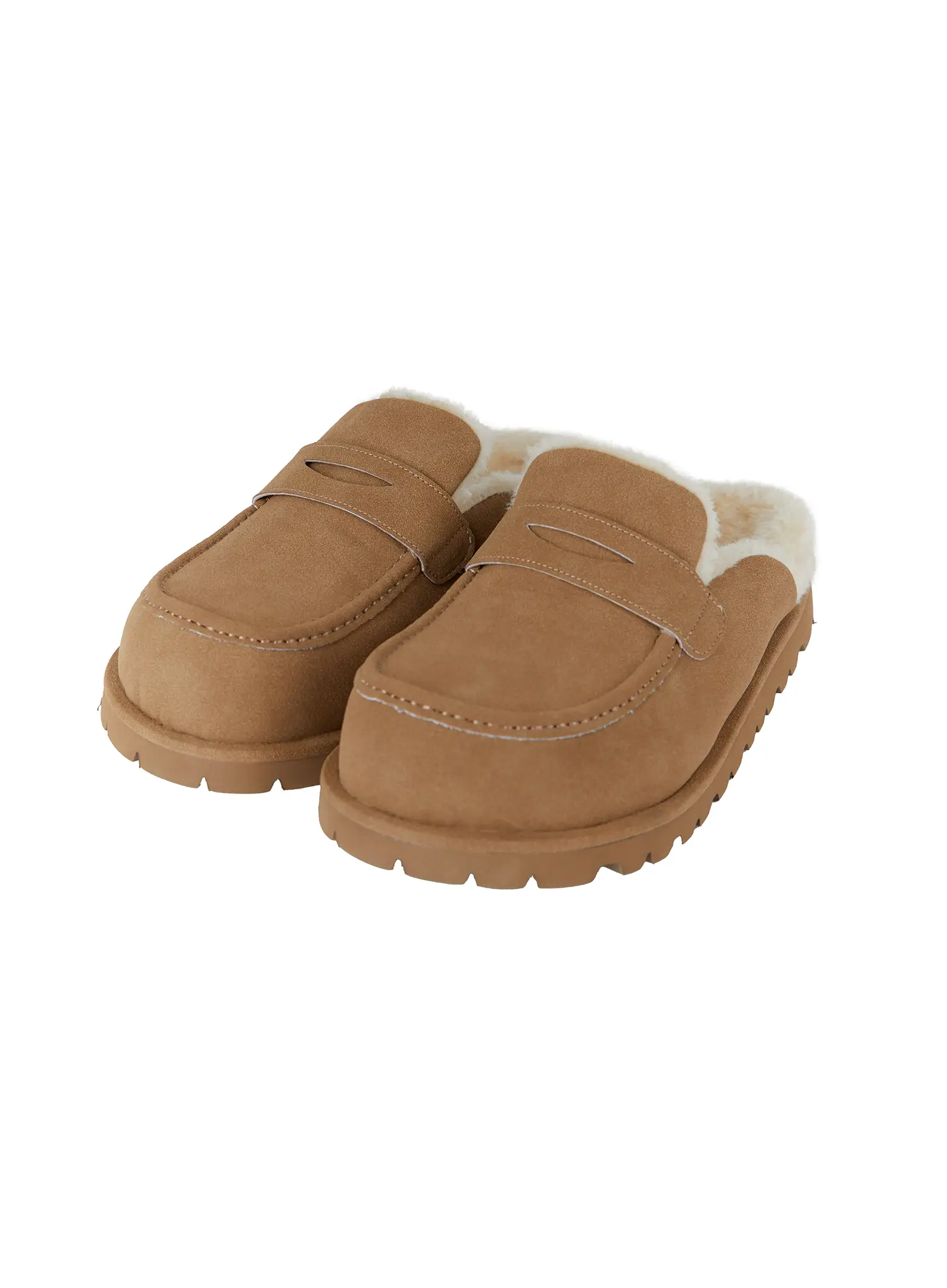 Casual Faux-Mule Slip Loafers ID515