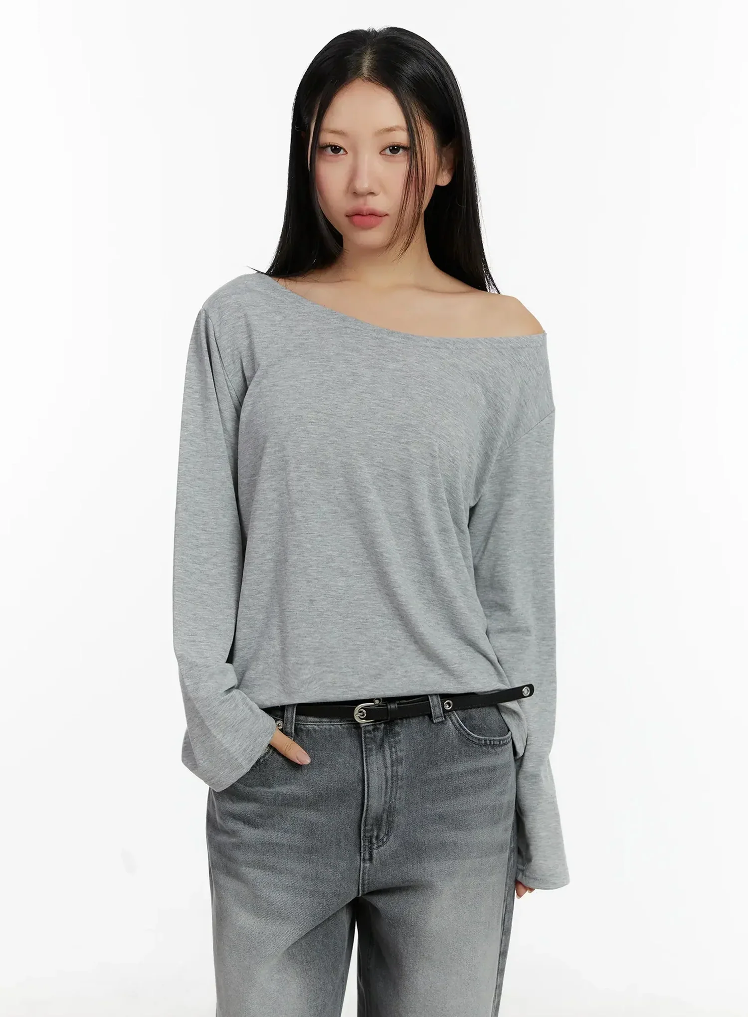 Casual Fleece Loose Fit Long Sleeve Tee ID526 - Image 13