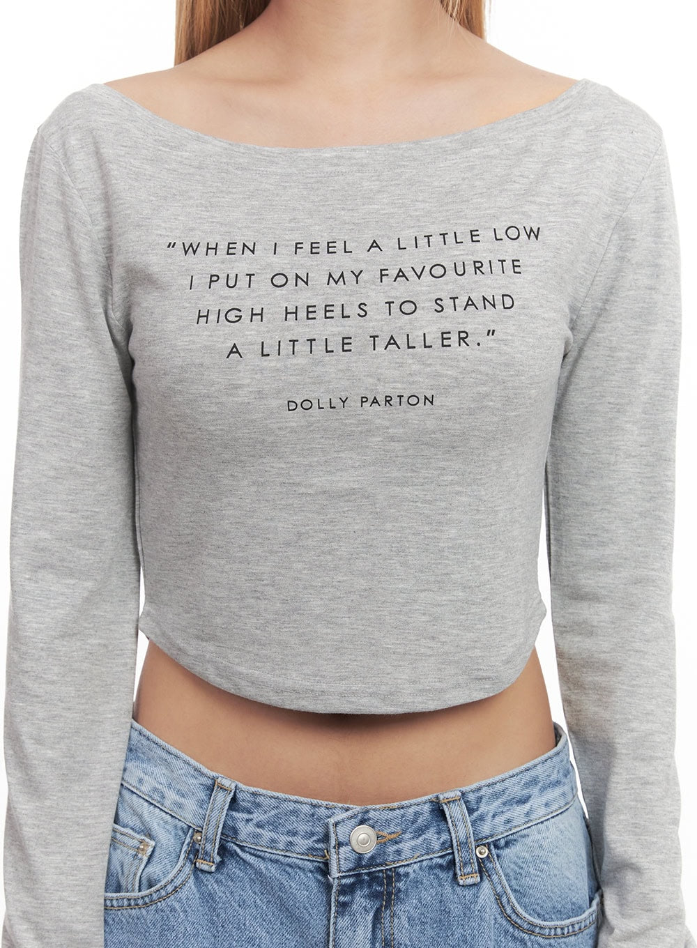 Casual Long-Sleeve Crop Top CM506 - Image 3