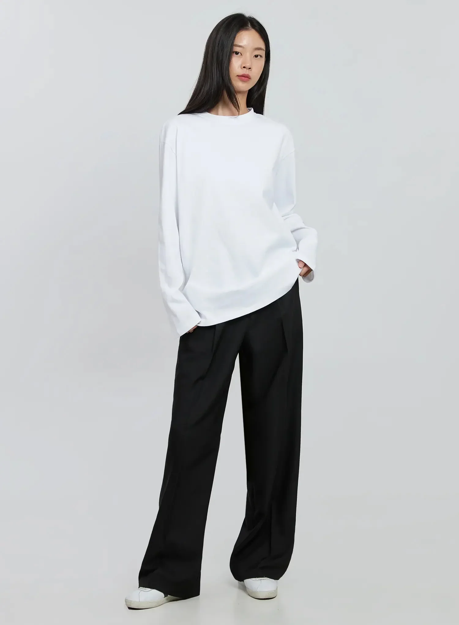 Casual Long Sleeve Oversized Tee IN507 - Image 10