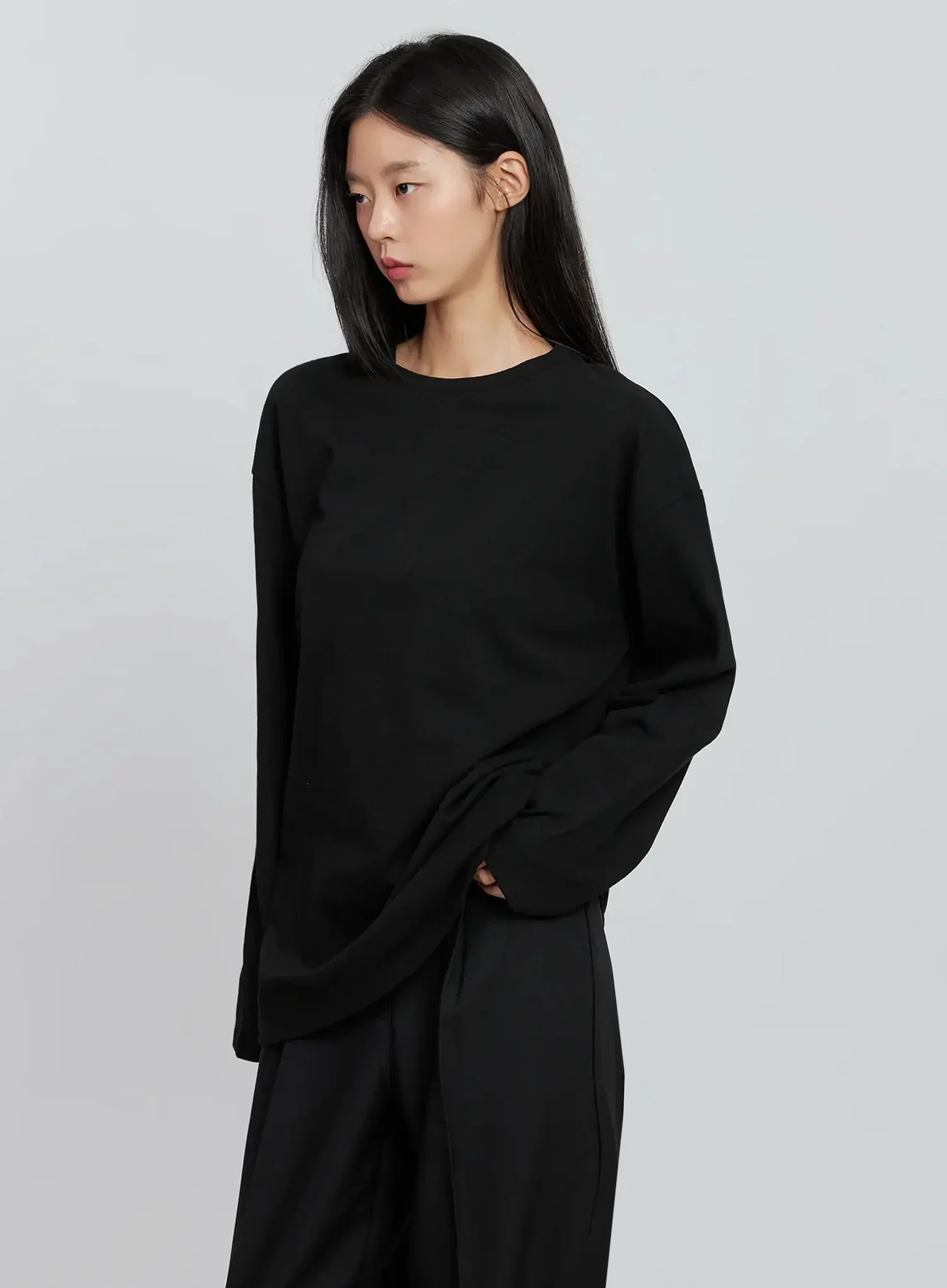 Casual Long Sleeve Oversized Tee IN507 - Image 14