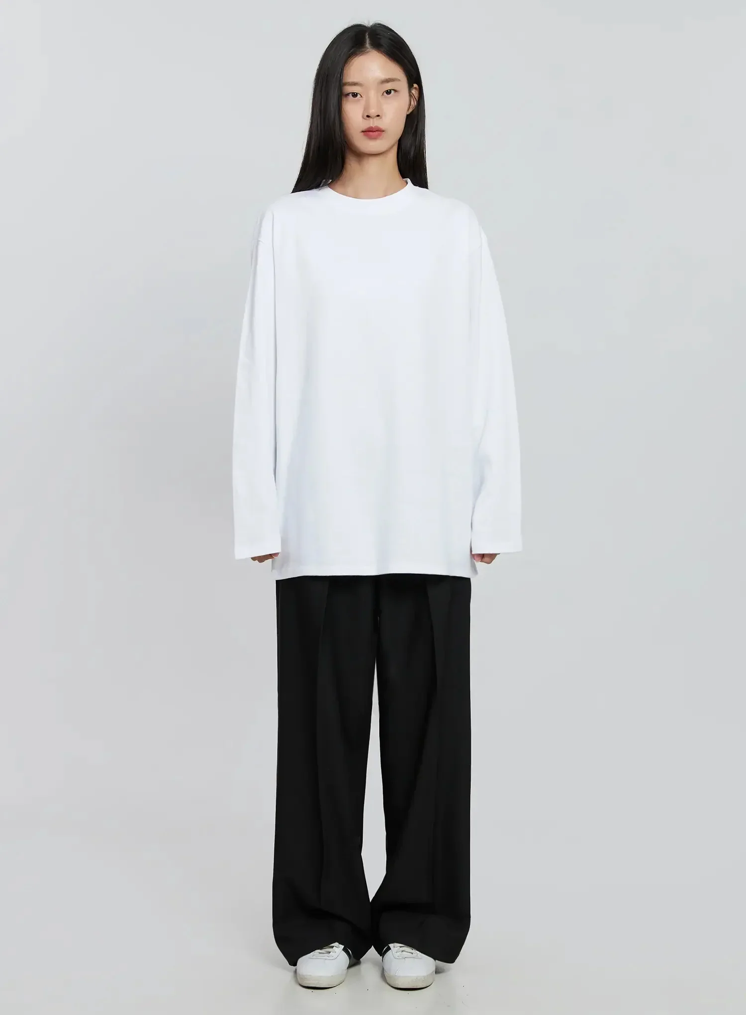 Casual Long Sleeve Oversized Tee IN507 - Image 6