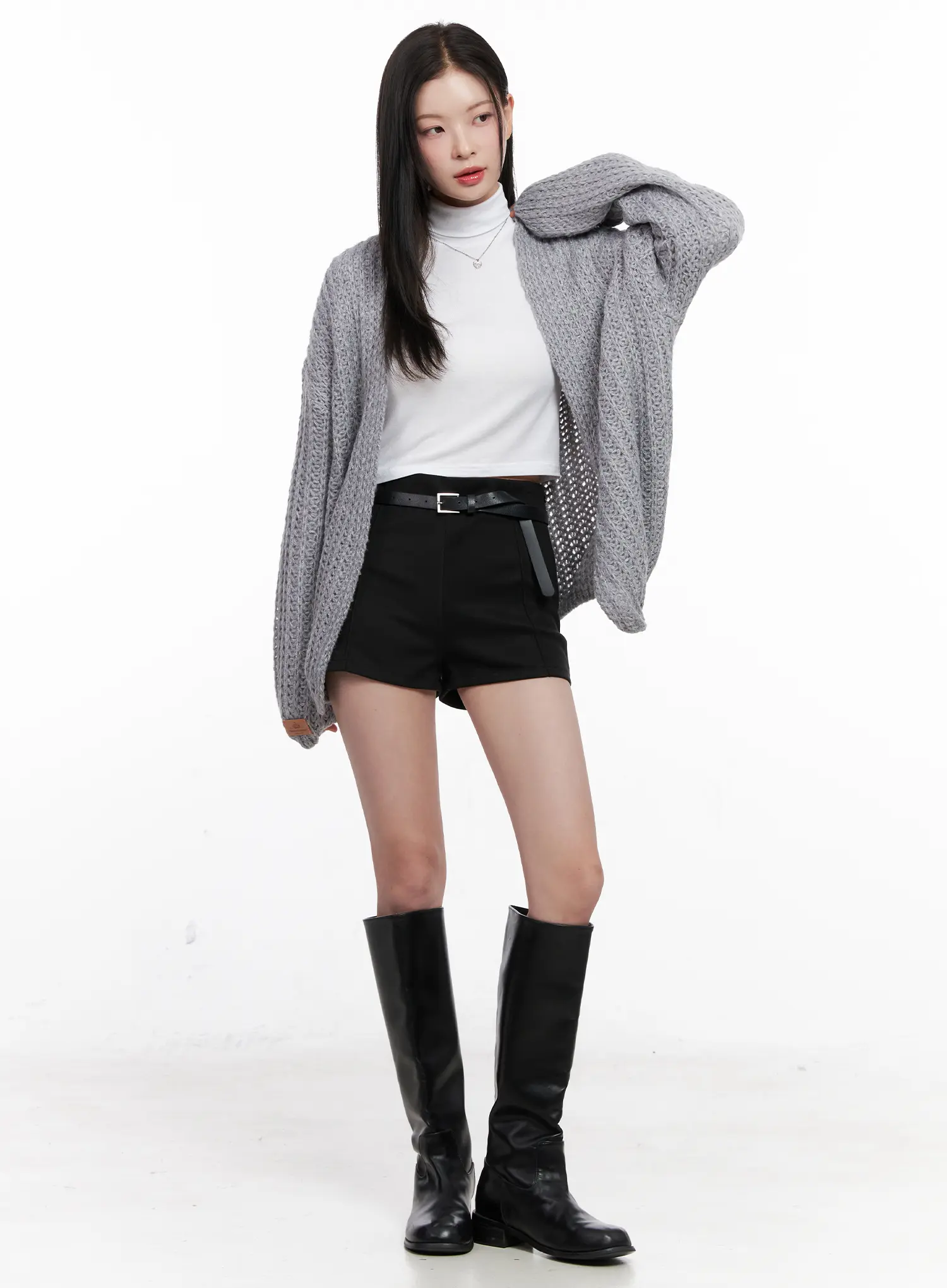 Casual Loose Fit Cardigan CN504 - Image 4